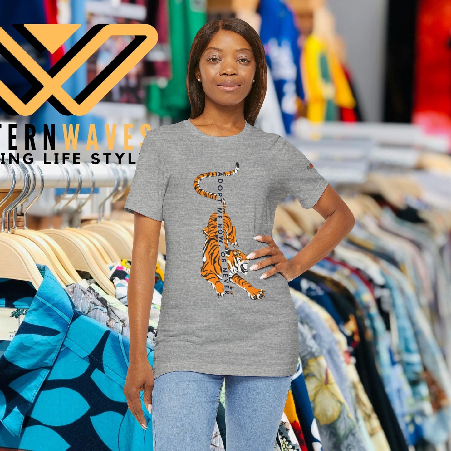 Unisex Jersey Short Sleeve Tee_ N2 Series PT2WW003_Limited Edition by WesternWaves: