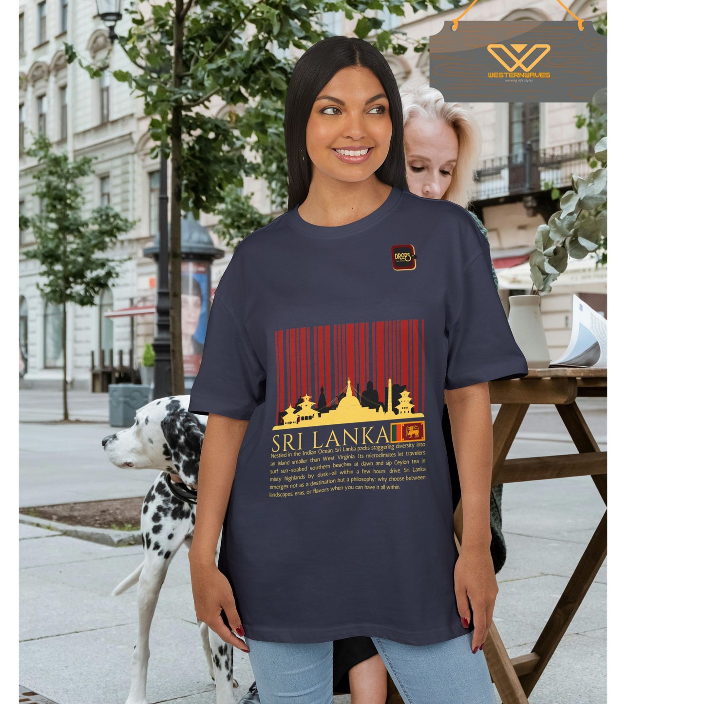Unisex Oversized Tee_ N6+ Series USOSTEE PT2WW001_ Limited Edition by WesternWaves: