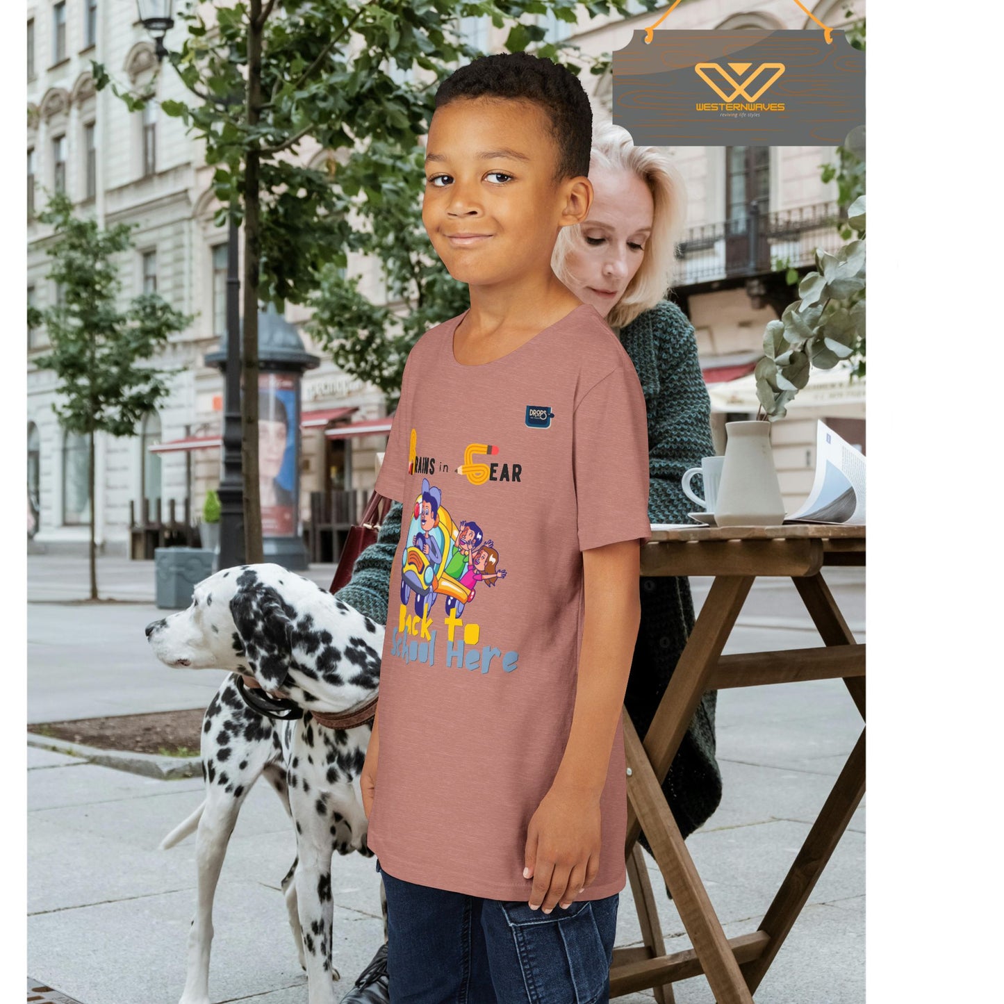 Youth Short Sleeve Tee_N2 Series YSST PT2WW001_ Limited Edition Utmost Comfort by WesternWaves: