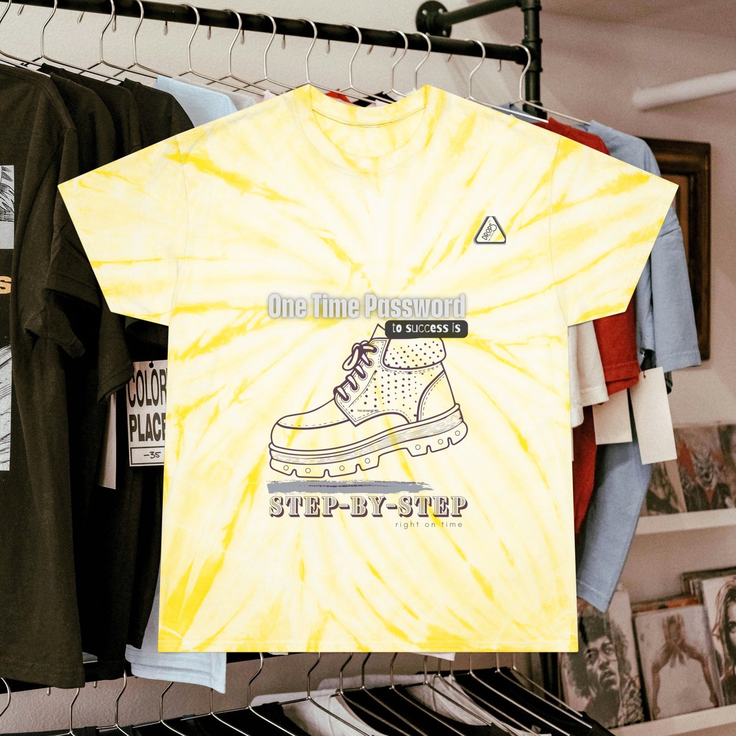 Tie-Dye Tee, Cyclone_ N2 Series T&DTEE PT2WW001_ Retro Style Limited Edition by WesternWaves: