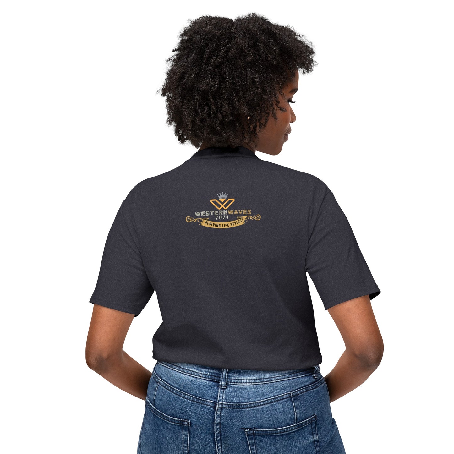 Unisex HD Cotton™ T-shirt_ N+ Series USHDCTS PT2WW003_ Limited Edition Unisex HD Cotton™ T-shirt by WesternWaves