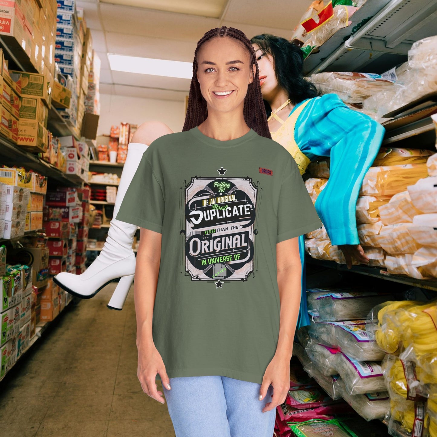 unisex garment-dyed t-shirt_ 09 July 2025_ Limited Edition Everyday Casual Wear by WesternWaves: