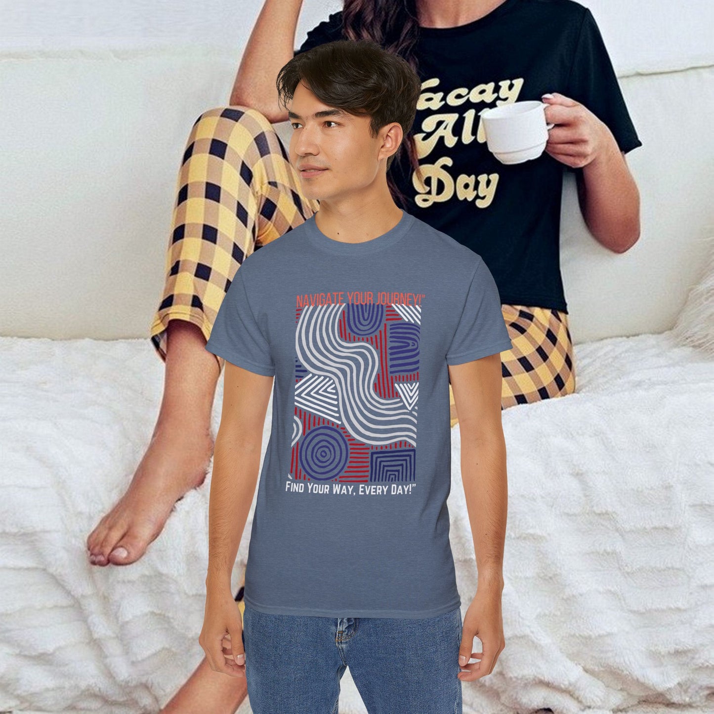 Unisex Ultra Cotton Tee_ Classic Comfort Unleashed_ N2+ Series USUCTEE PT2WW005_ Limited Edition Maximum Comfort & Style by WesternWaves:
