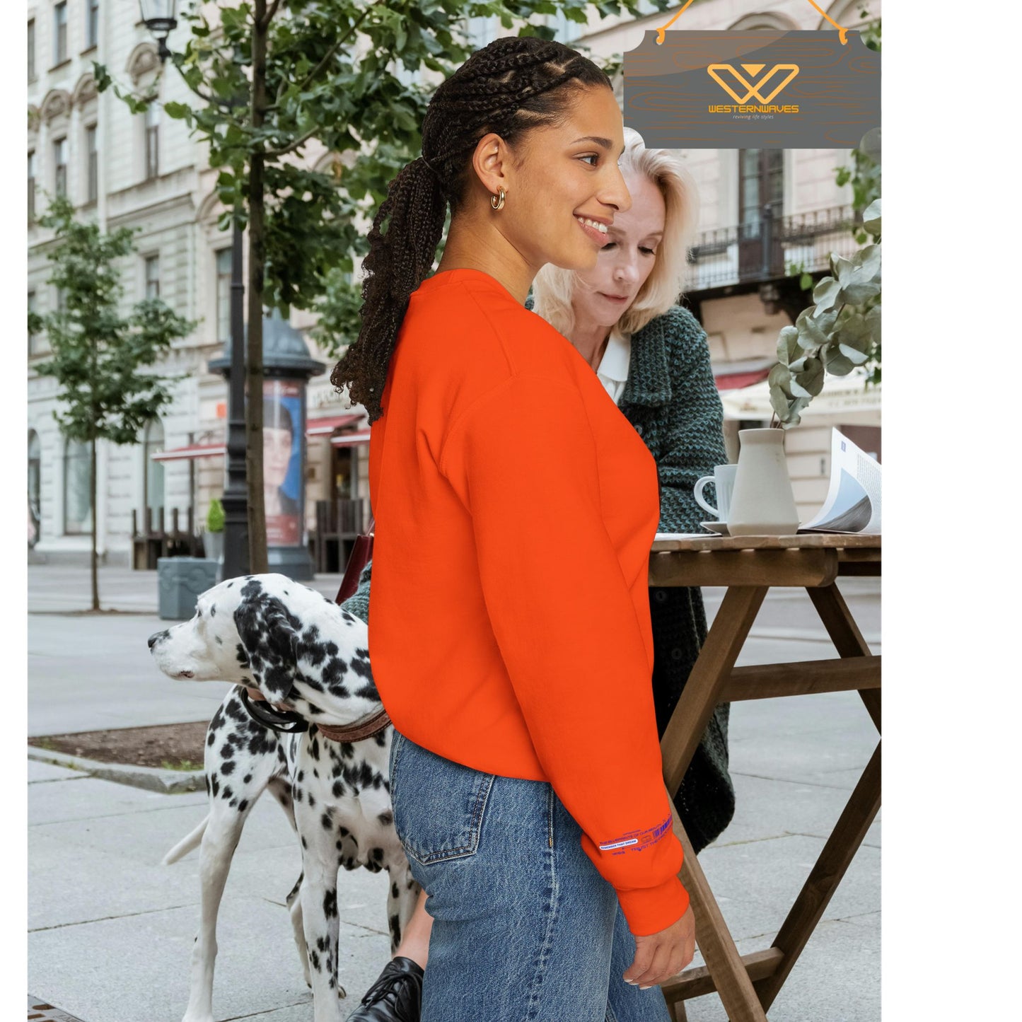 Unisex Heavy Blend™ Crewneck Sweatshirt_ N+ Series UHBCSS PT2WW028_ Limited Edition by WesternWaves: