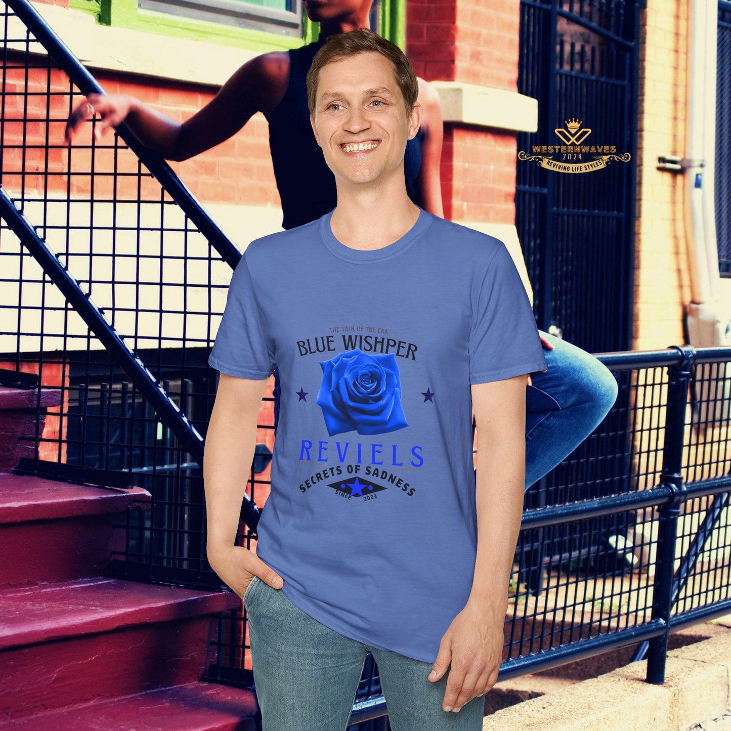 Unisex Softstyle T-Shirt_ N3+ Series USSTS FT2WW005_ Limited Edition Redefines & Relaxation by WesternWaves:
