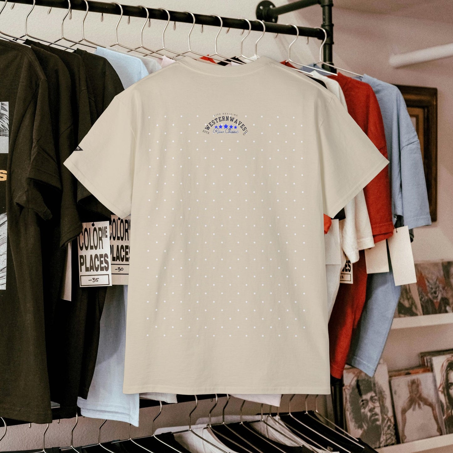 Unisex Ultra Cotton Tee_ Classic Comfort Unleashed_ N2* Series USUCTEE PT2WW011_ Limited Edition Maximum Comfort & Style by WesternWaves: