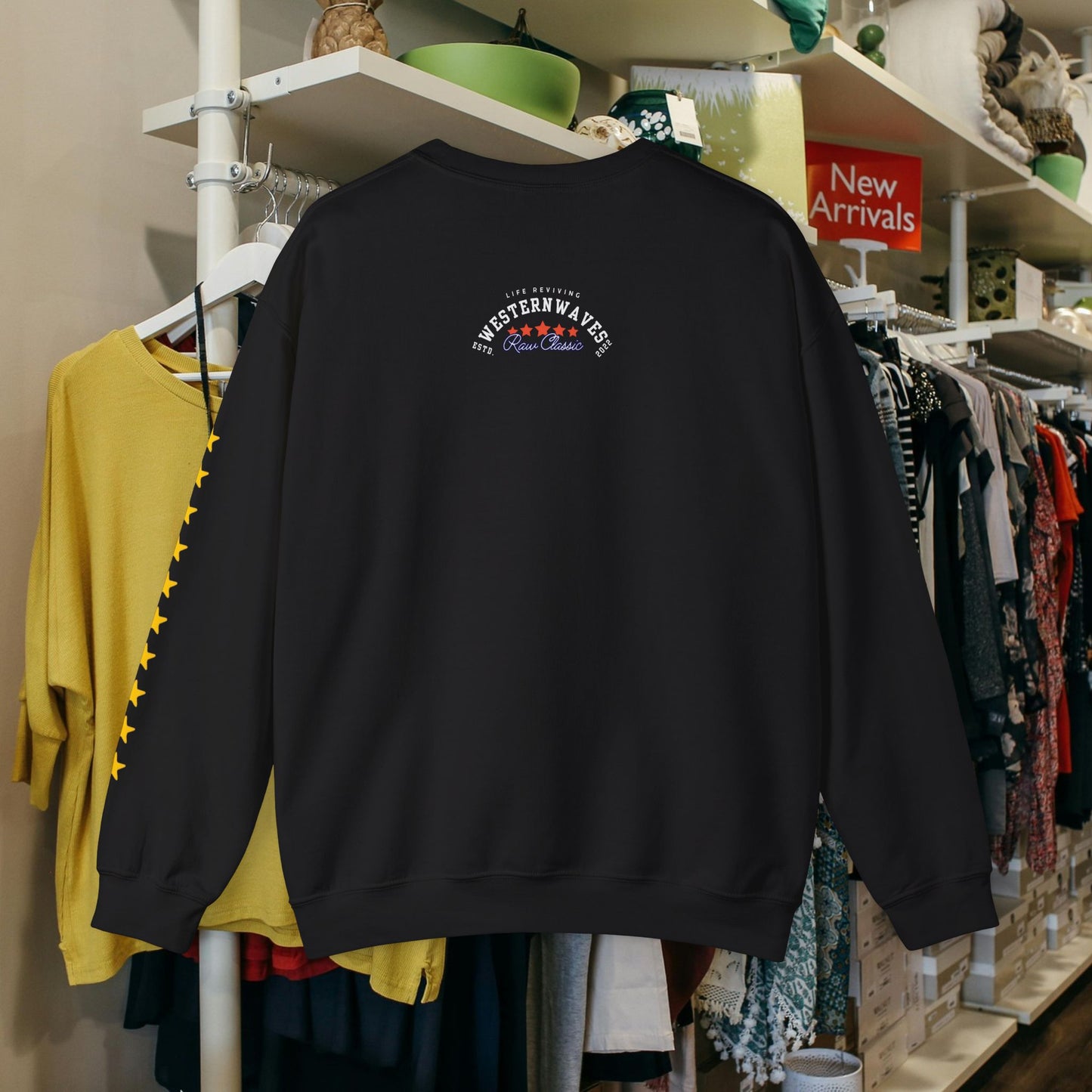 Unisex Heavy Blend™ Crewneck Sweatshirt_ N2 Sports Series UHBCSS PT2WW004_ Limited Edition 'DROPS' Brand Sweatshirt by WesternWaves: