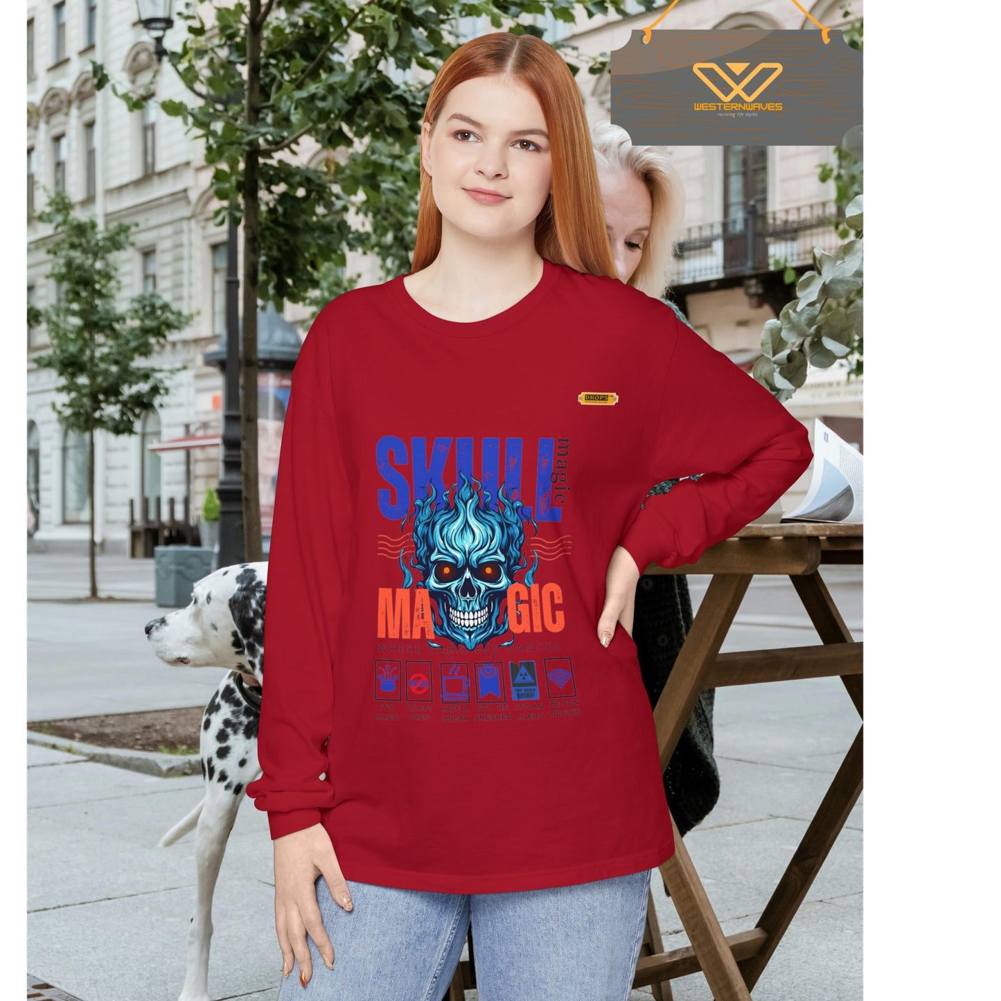 Unisex Long Sleeve T-Shirt_ N7 Series USLSTSHIRT PT2WW002_ Limited Edition Trendy Vibes by WesternWaves: