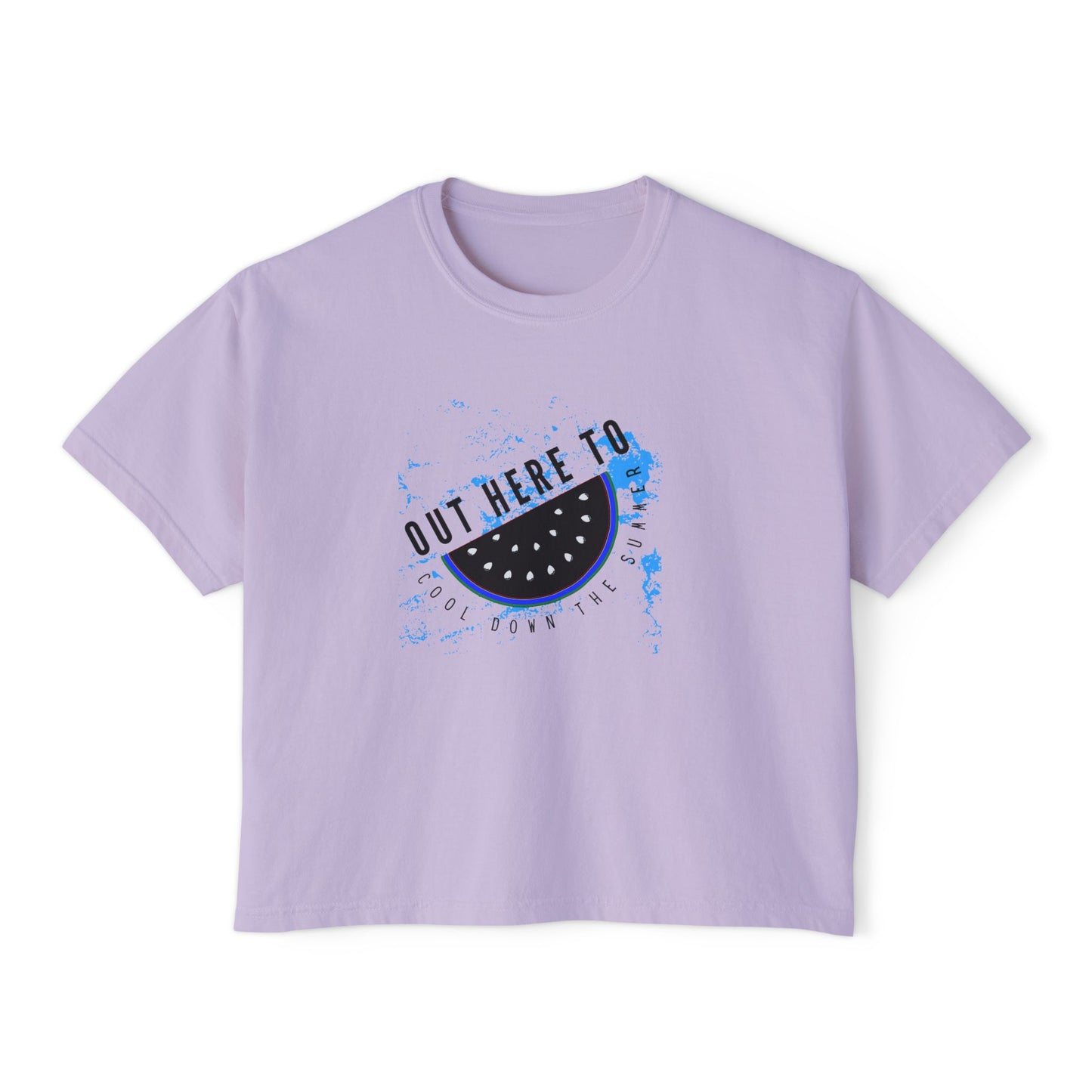 Women's Boxy Tee – N Series WBTEE PT2WW003_ limited edition Ethical Cotton Comfort by WesternWaves: