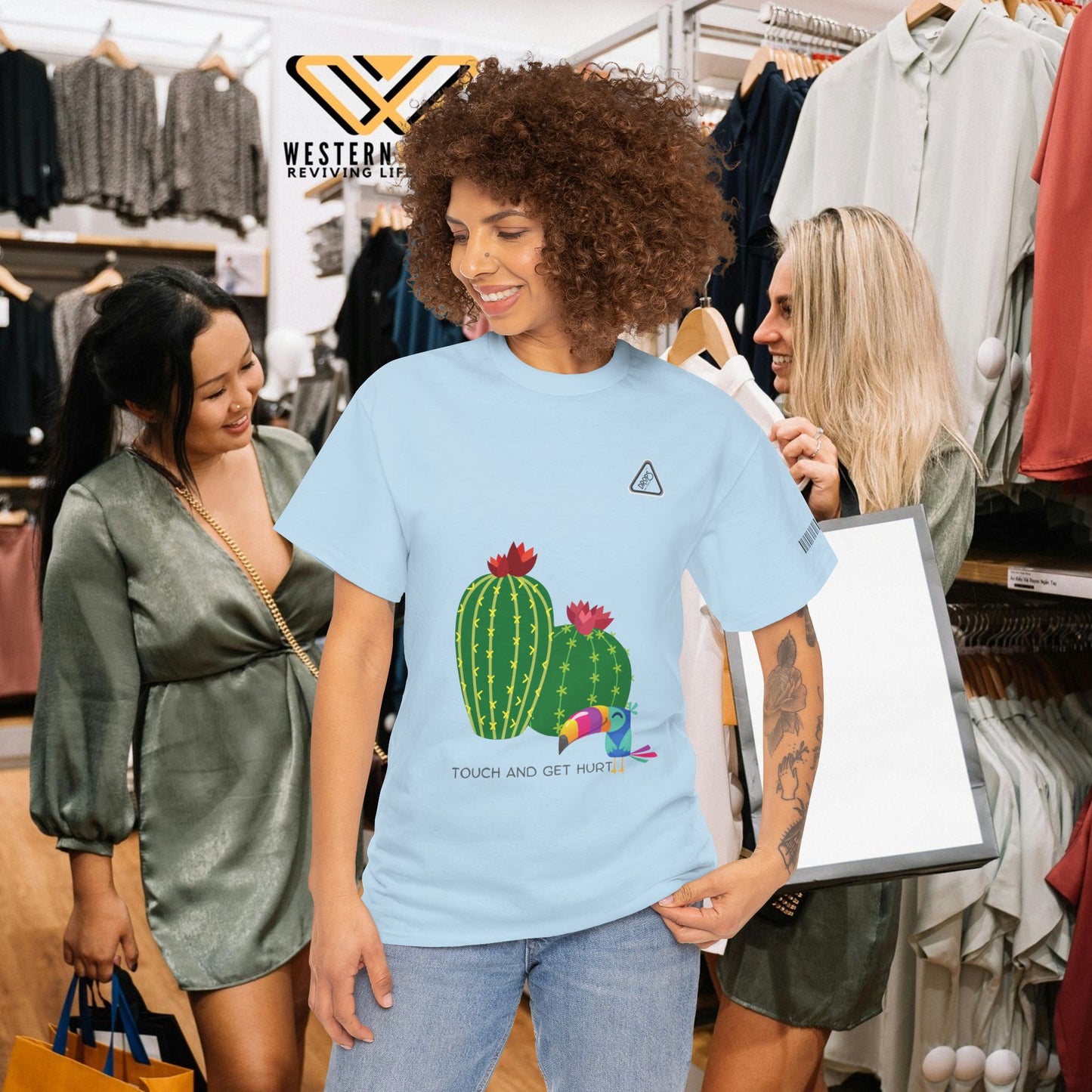 Unisex Heavy Cotton Tee_ Crafted from premium 100% cotton_ N2 Series UHCT PT2WW001_ Limited Edition Comfort & Durability by WesternWaves: