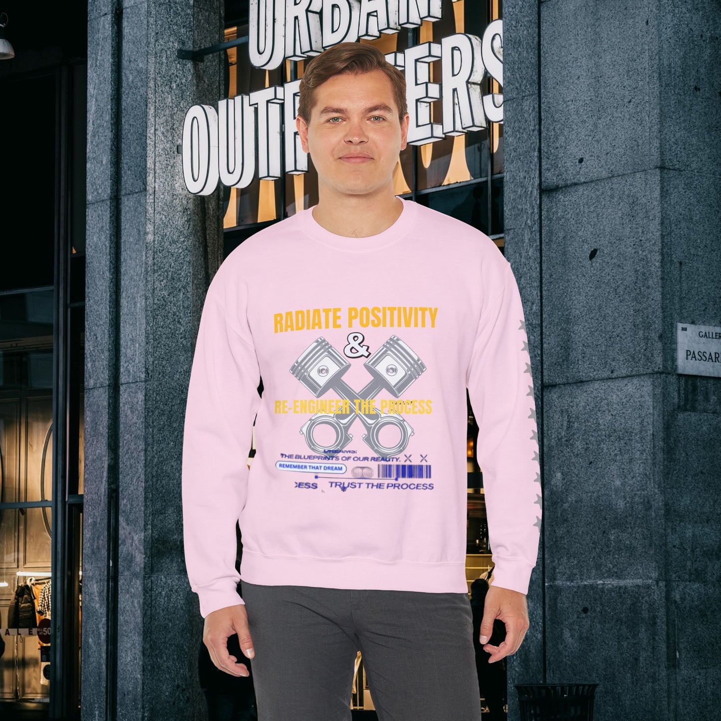 Unisex Heavy Blend™ Crewneck Sweatshirt_ N2 Series UHBCSS PT2WW004_ Limited Edition Pure Luxury by WesternWaves: