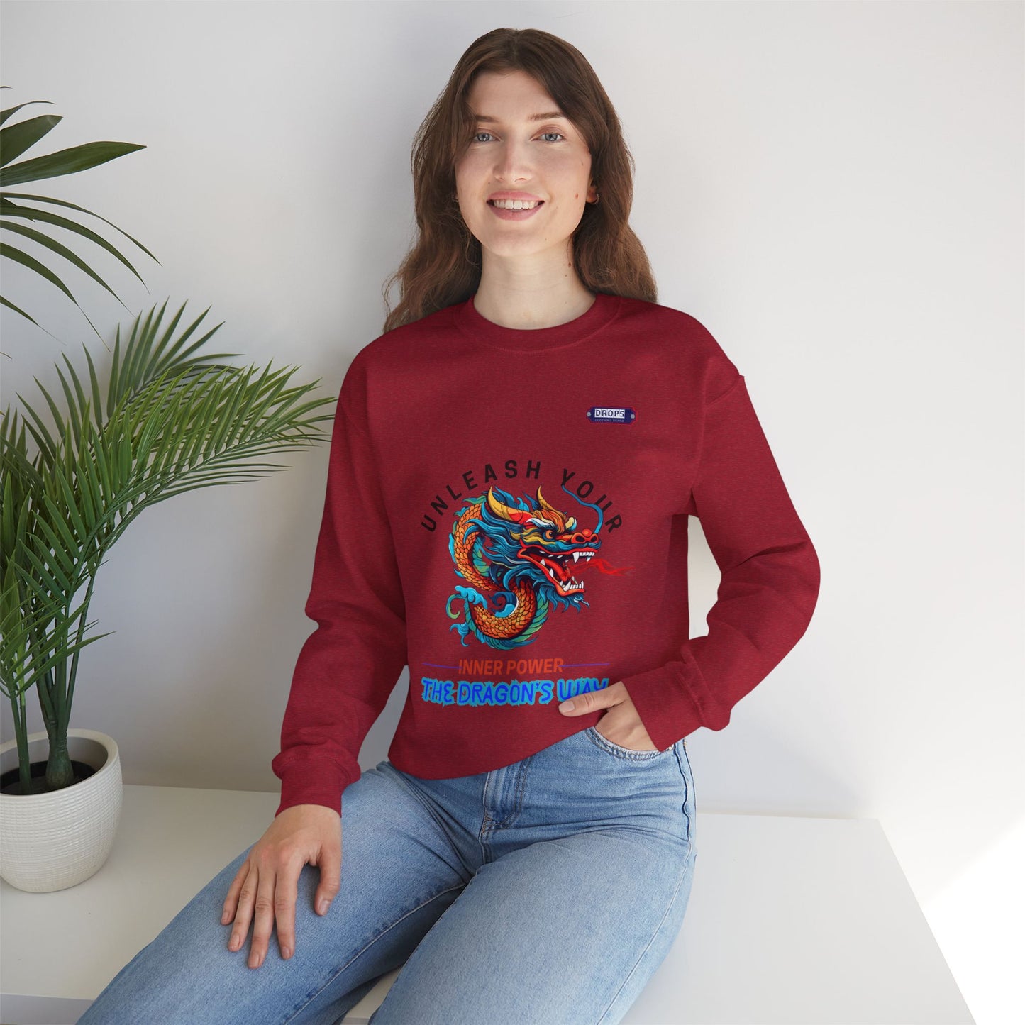 Unisex Heavy Blend™ Crewneck Sweatshirt_ N2 Series UHBCSS PT2WW007_ Limited Edition Pure Luxury for Every Occasion by WesternWaves: