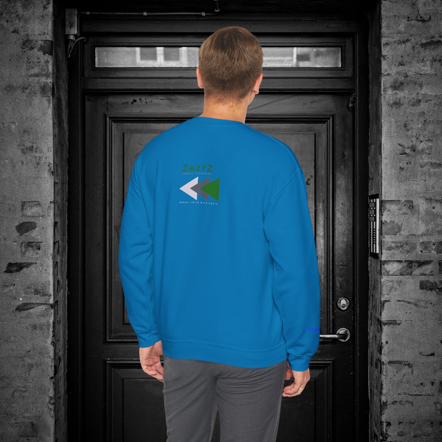 Unisex Heavy Blend™ Crewneck Sweatshirt_ N2+ Sports Series UHBCSS PT2WW009_ Limited Edition ‘Zeztz’ Brand Sports Elements by WesternWaves: