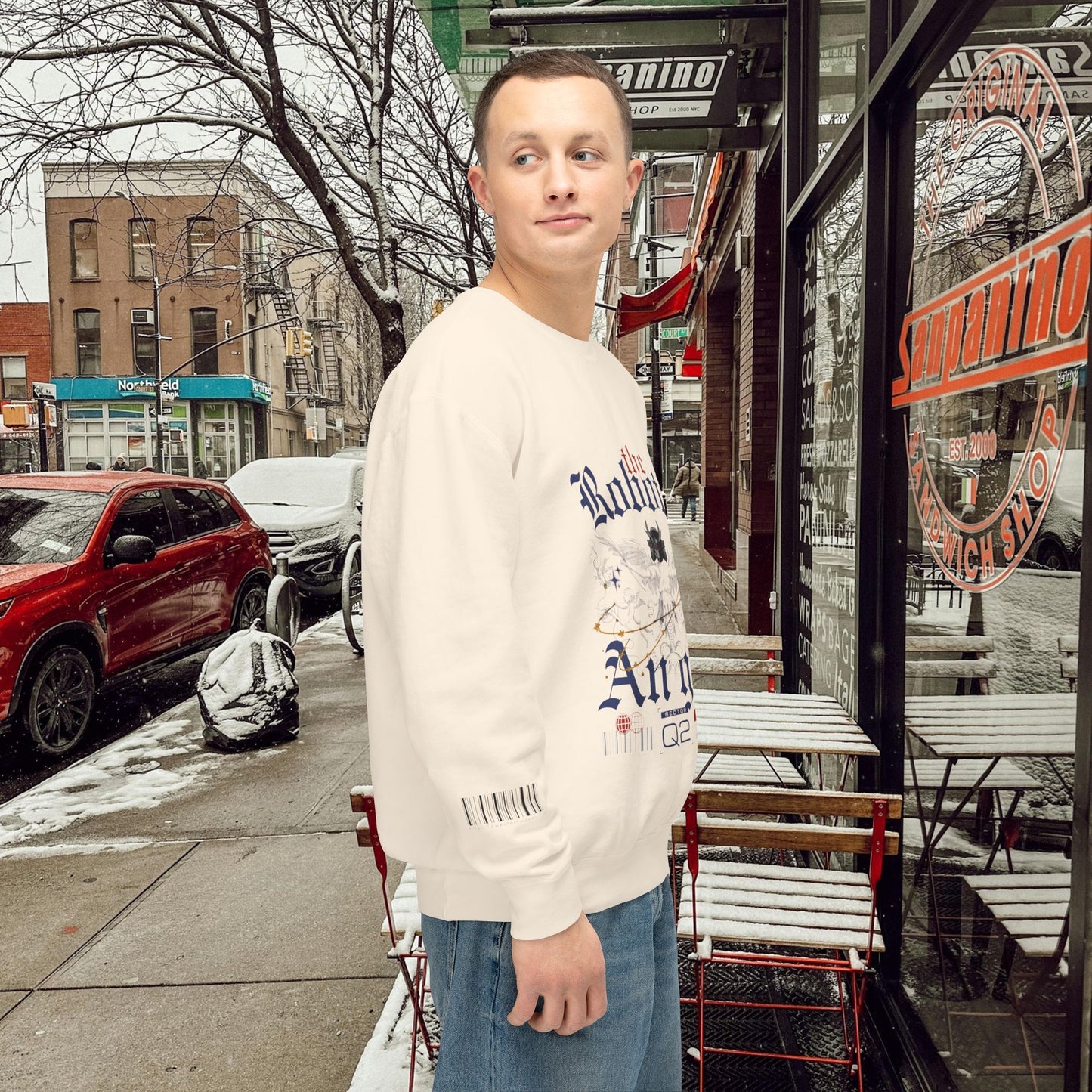 Unisex Lightweight Crewneck Sweatshirt_ N3+ Series ULWCSS PT2WW012_ Limited Edition Unparalleled Quality by WesternWaves: