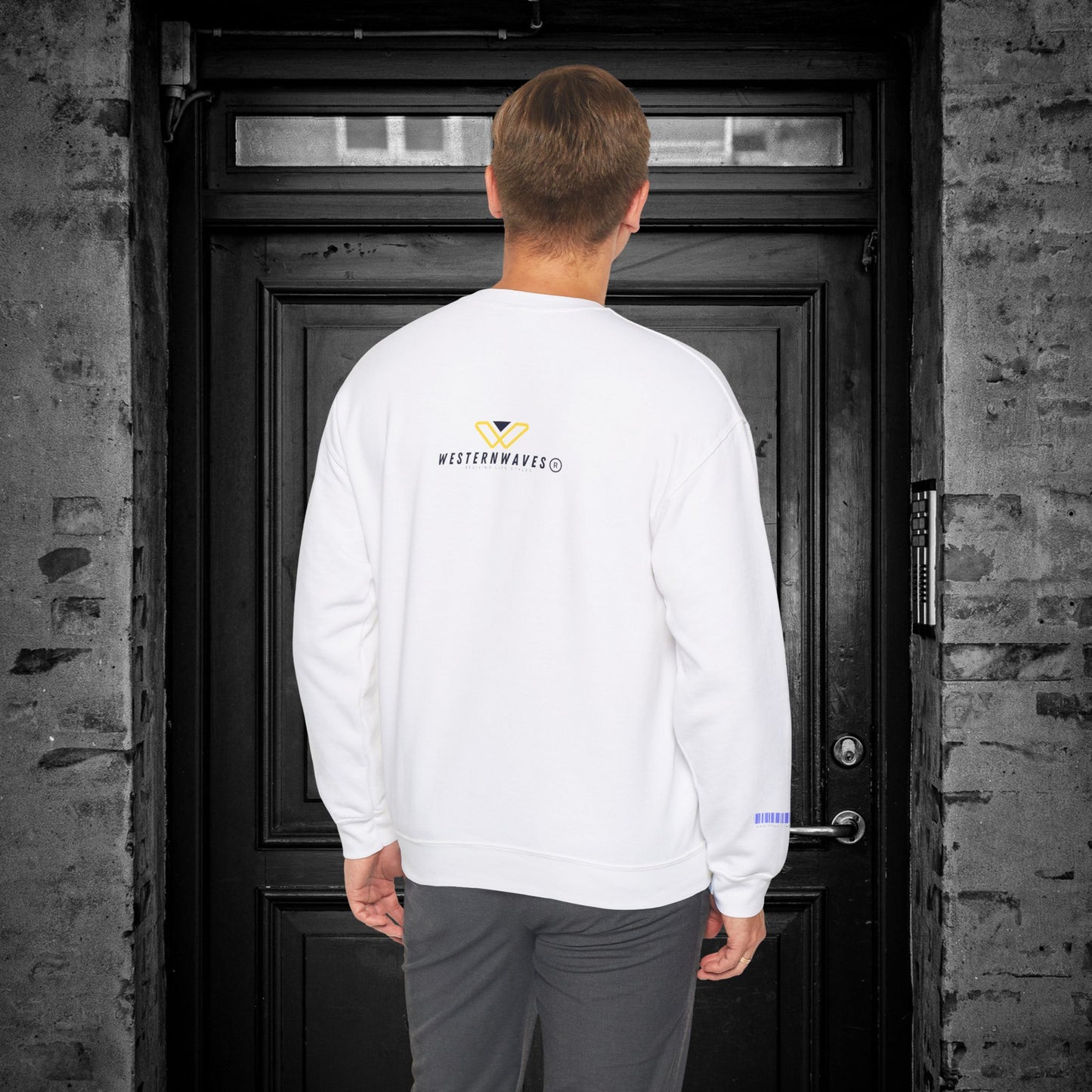 Unisex Heavy Blend™ Crewneck Sweatshirt_ N2+ Series UHBCSS PT2WW027_ Limited Edition Pure Luxury By WesternWaves: