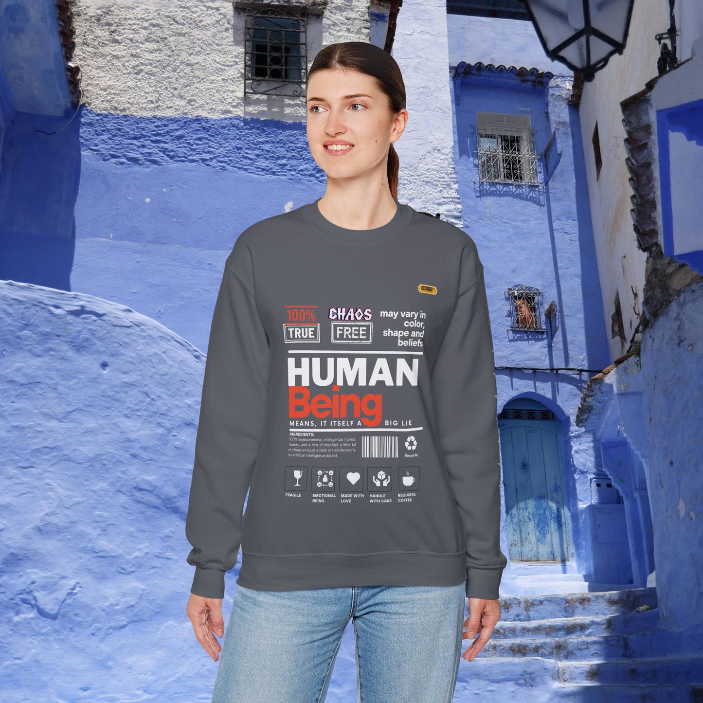 Unisex Heavy Blend™ Crewneck Sweatshirt_ N2 Series UHBCSS PT2WW019_ Limited Edition Pure Luxury By WesternWaves: