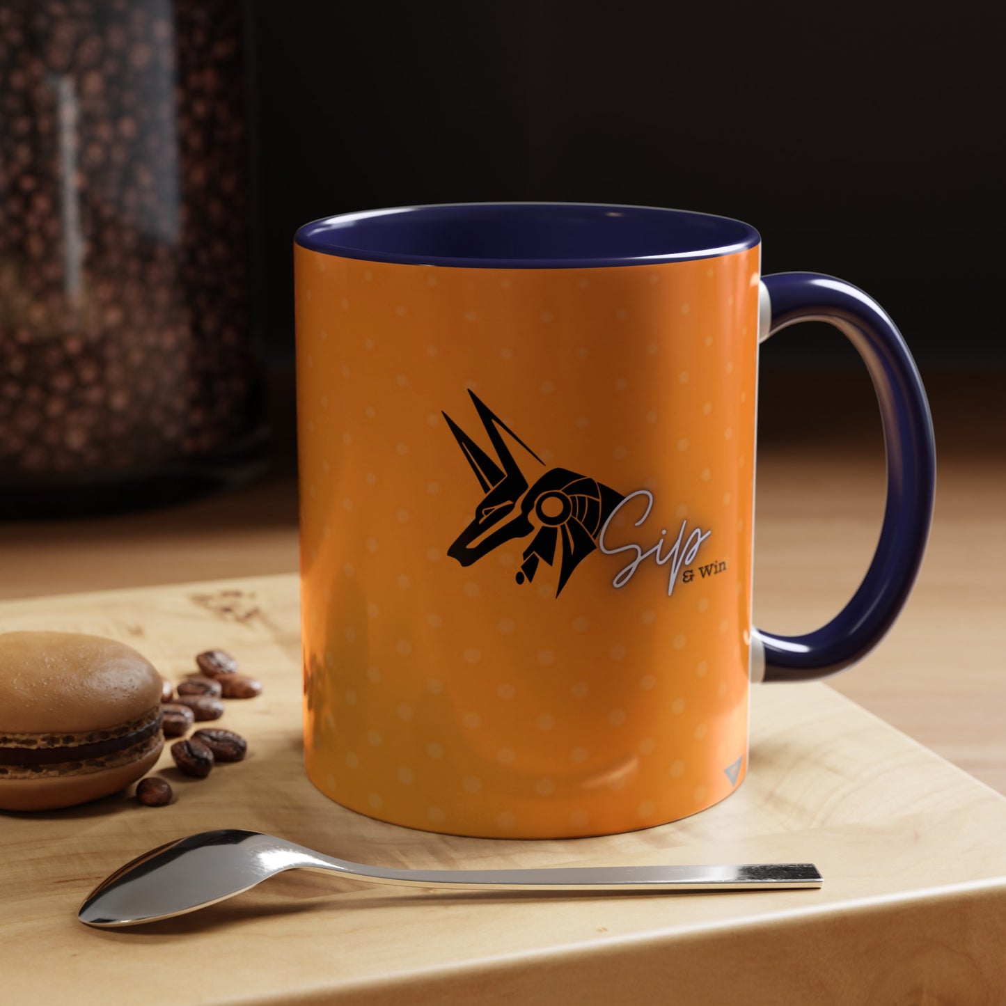 Accent Coffee Mug 11, 15oz_ N2+ Series ACM11OZ PT2WW005_ Vibrant Limited Edition Design by WesternWawes: