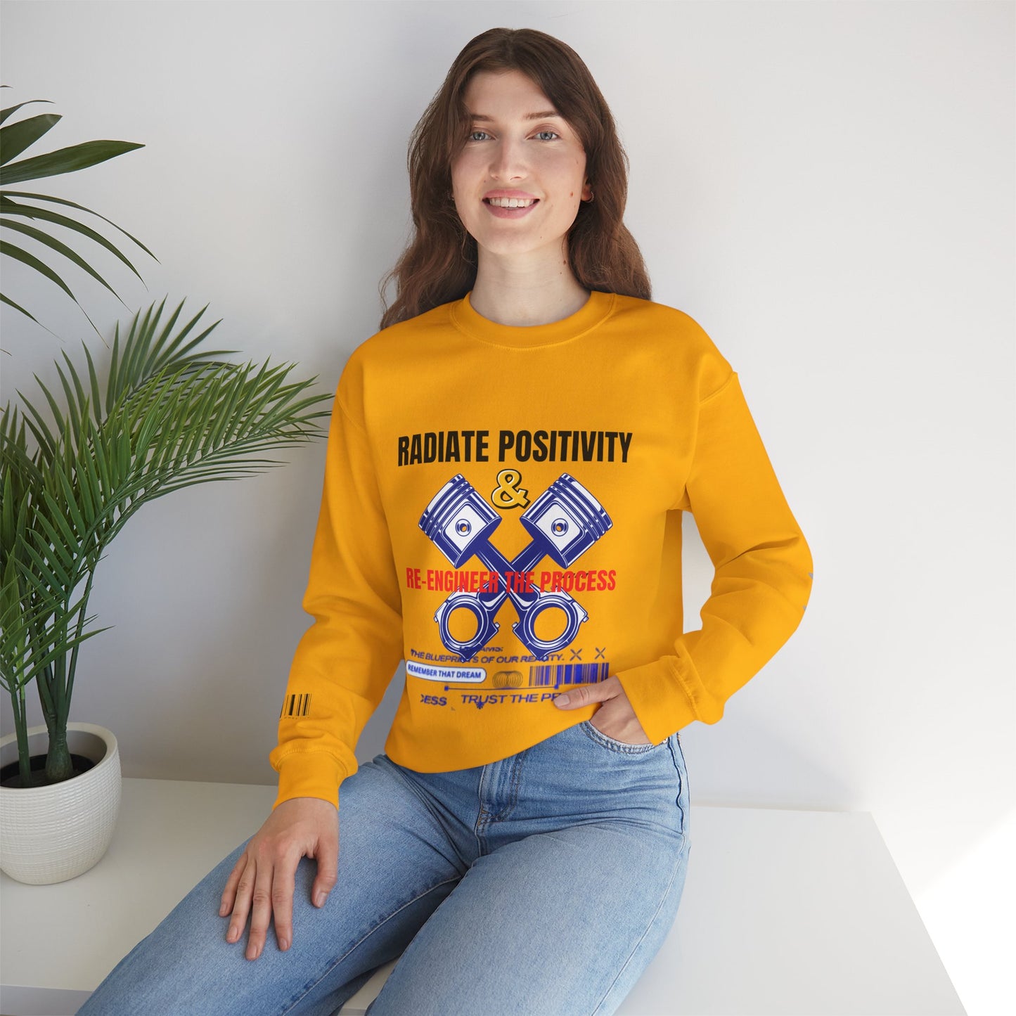 Unisex Heavy Blend™ Crewneck Sweatshirt_ N2+ Series UHBCSS PT2WW003_ Limited Edition Pure Luxury by WesternWaves: