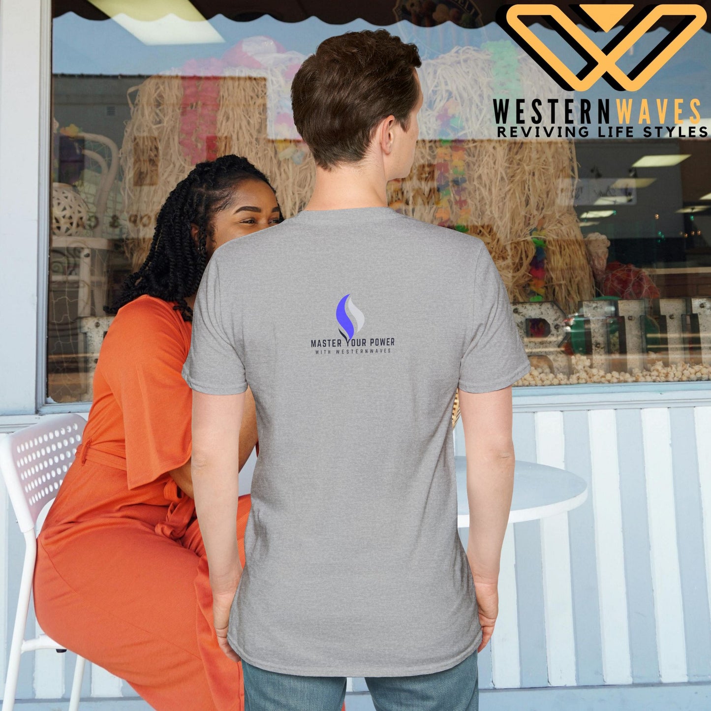 Unisex Softstyle T-Shirt_ N2+ Series USSTS FT2WW003_ Redefines Relaxation Limited Edition by WesternWaves: