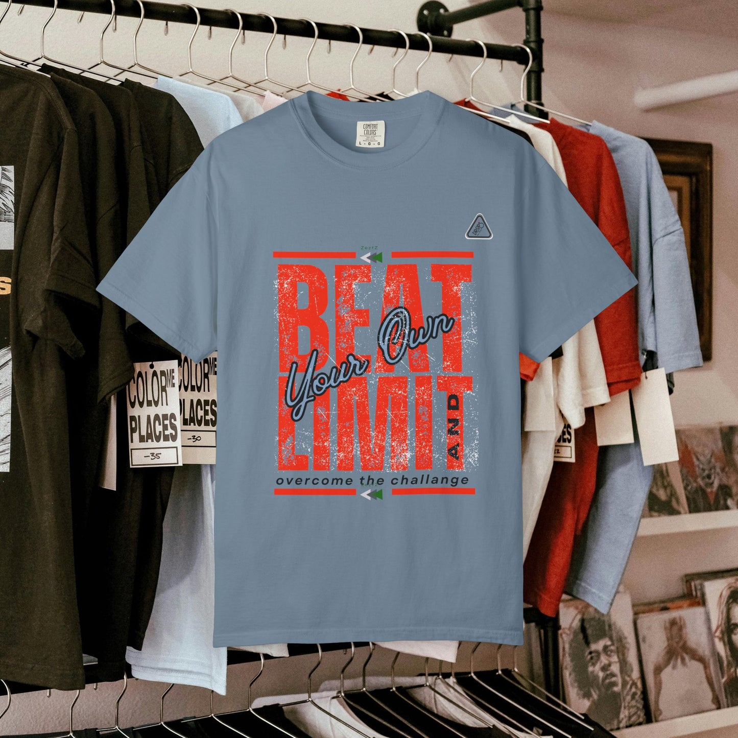 Unisex Garment-Dyed T-shirt_ N2 Series USGDTS PT2WW002_ Comfort Colors 1717_ WesternWaves Limited Edition: