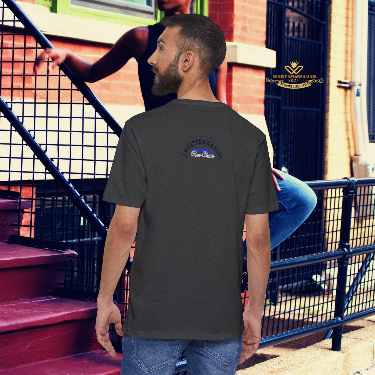 Unisex District® Re-Tee®_ N Series USDRR_ PT2WW001_ Sustainable Style by WesternWaves: