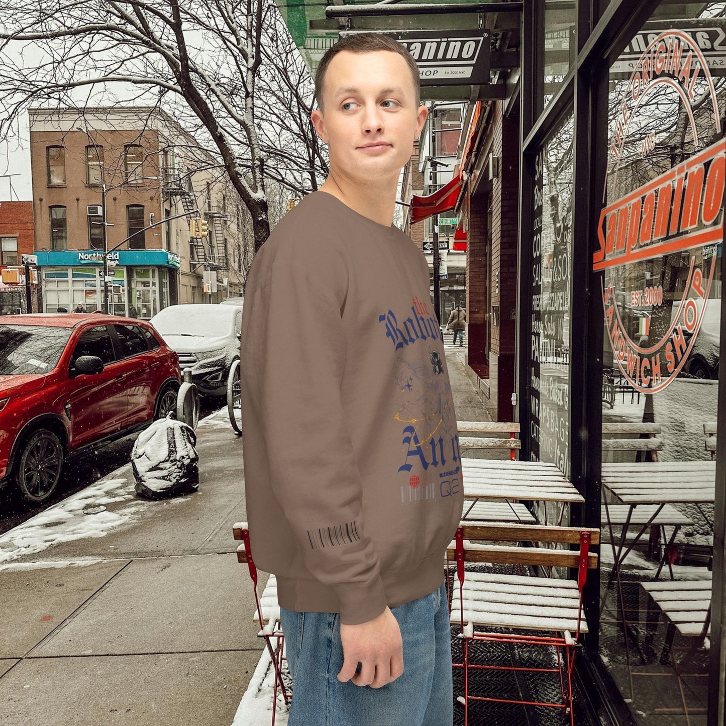 Unisex Lightweight Crewneck Sweatshirt_ N3+ Series ULWCSS PT2WW012_ Limited Edition Unparalleled Quality by WesternWaves: