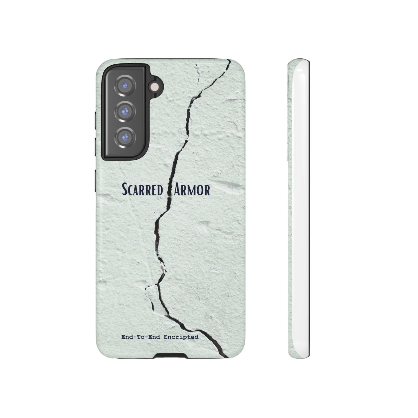 Tough Cases_ Samsung Galaxy Phone Case_ Series N8+ TCPCASE PT2WW003_ Limited Edition Scarred Armor Design Samsung Galaxy Phone Cases by WesternWaves:
