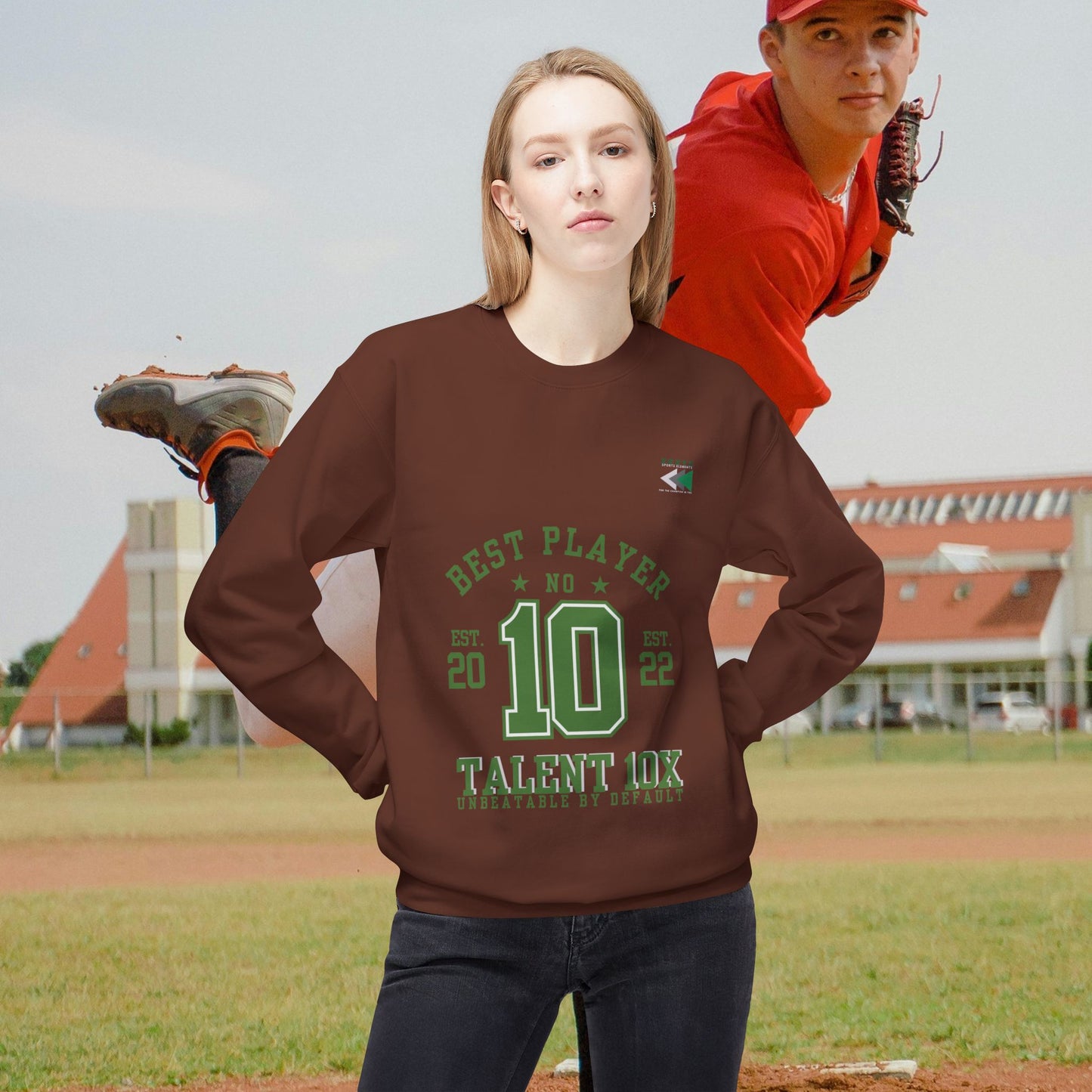 Unisex Midweight Softstyle Fleece Crewneck Sweatshirt_ N2 Series USMWSSFCNSS PT2WW001_ ‘ZeztZ’ Brand Limited Edition Statement of Style & Sustainability by WesternWaves:
