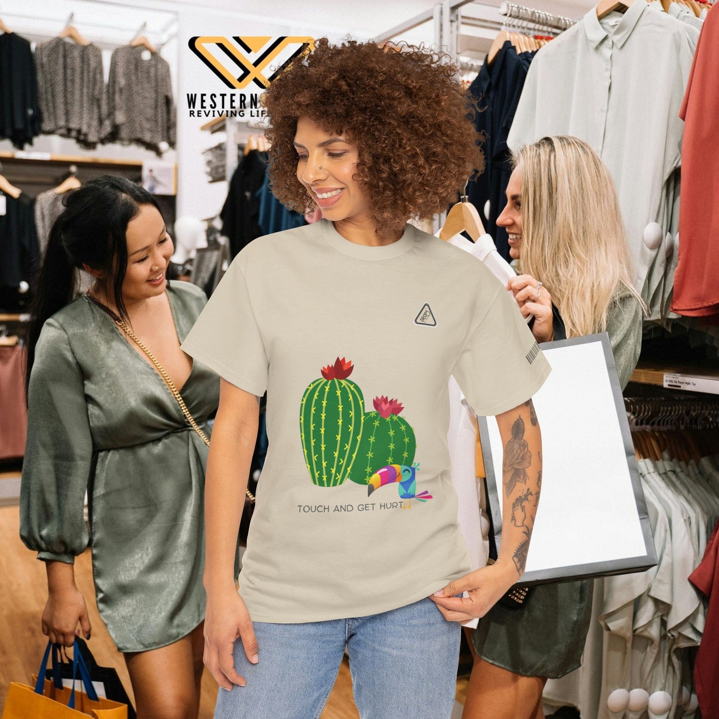 Unisex Heavy Cotton Tee_ Crafted from premium 100% cotton_ N2 Series UHCT PT2WW001_ Limited Edition Comfort & Durability by WesternWaves: