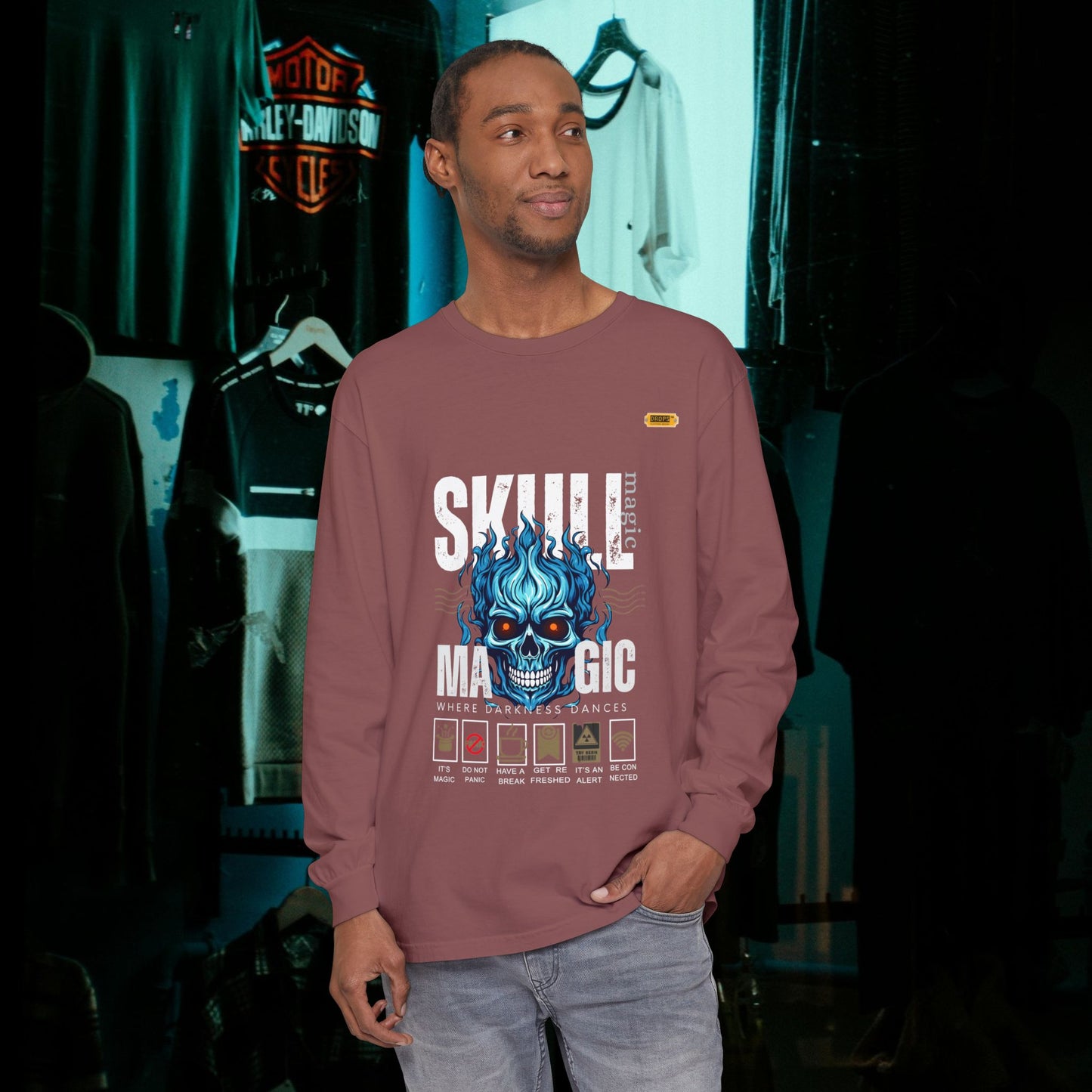Unisex Long Sleeve T-Shirt_ N7 Series USLSTSHIRT PT2WW002_ Limited Edition Trendy Vibes by WesternWaves: