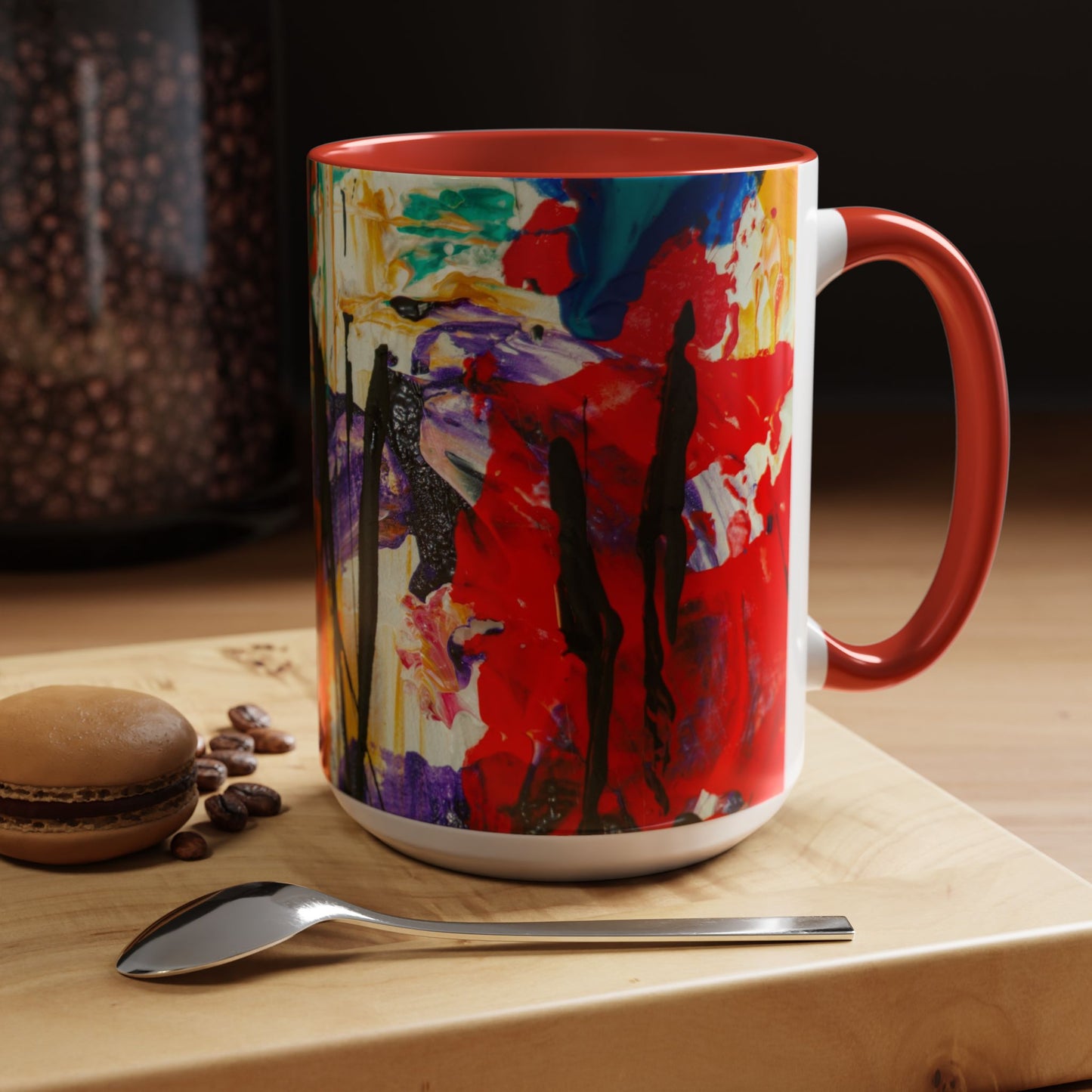 Accent Coffee Mug (11, 15oz)_ N2+ Series ACMUG PT2WW002_ Limited Edition Mug by WesternWaves: