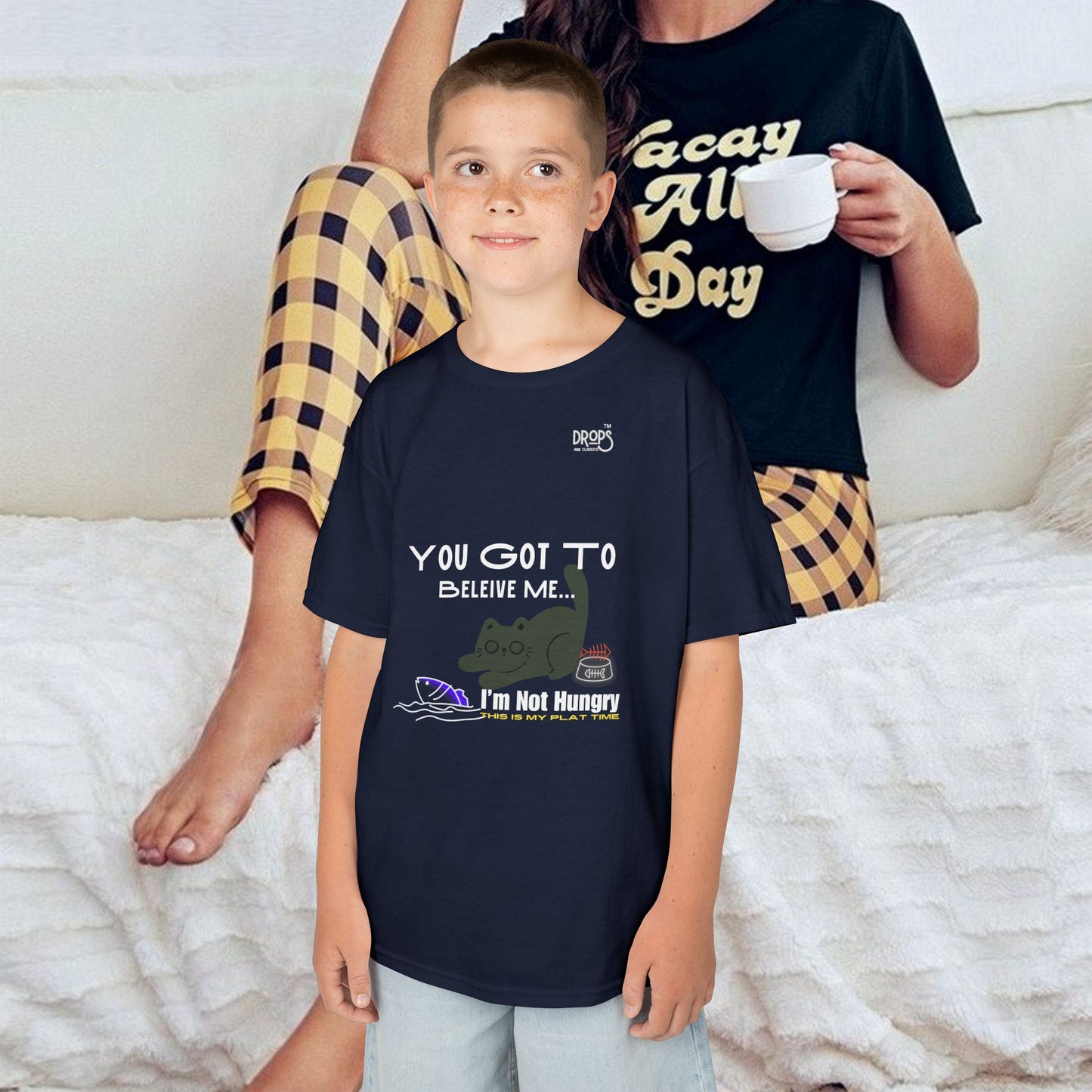 Kids Heavy Cotton™ Tee_ N2 Series KHCT PT2WW0011_ Limited Edition Durable Comfort for Every Adventure by WesternWaves: