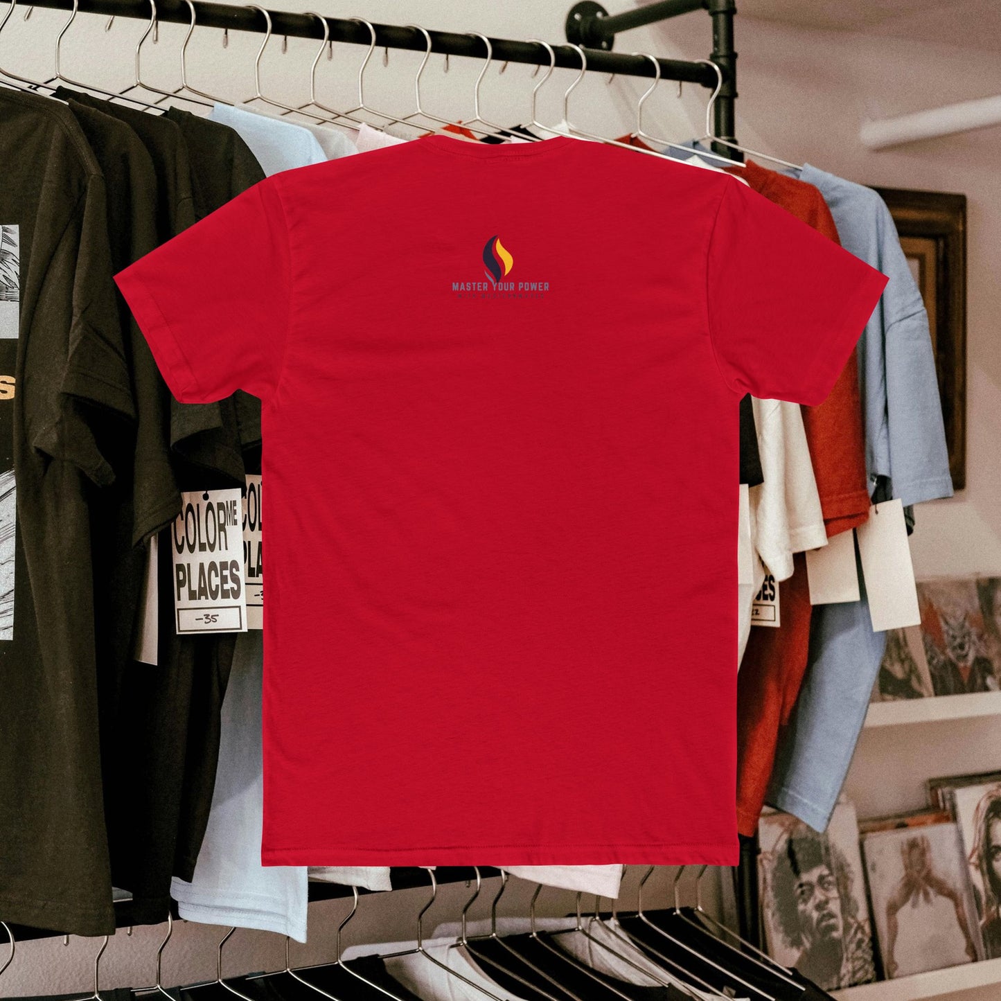 Unisex Cotton Crew Tee_ N3+ Series USCCTEE PT2WW003_ Limited Edition Workout & Everyday Routine Pleasure by WestenWaves: