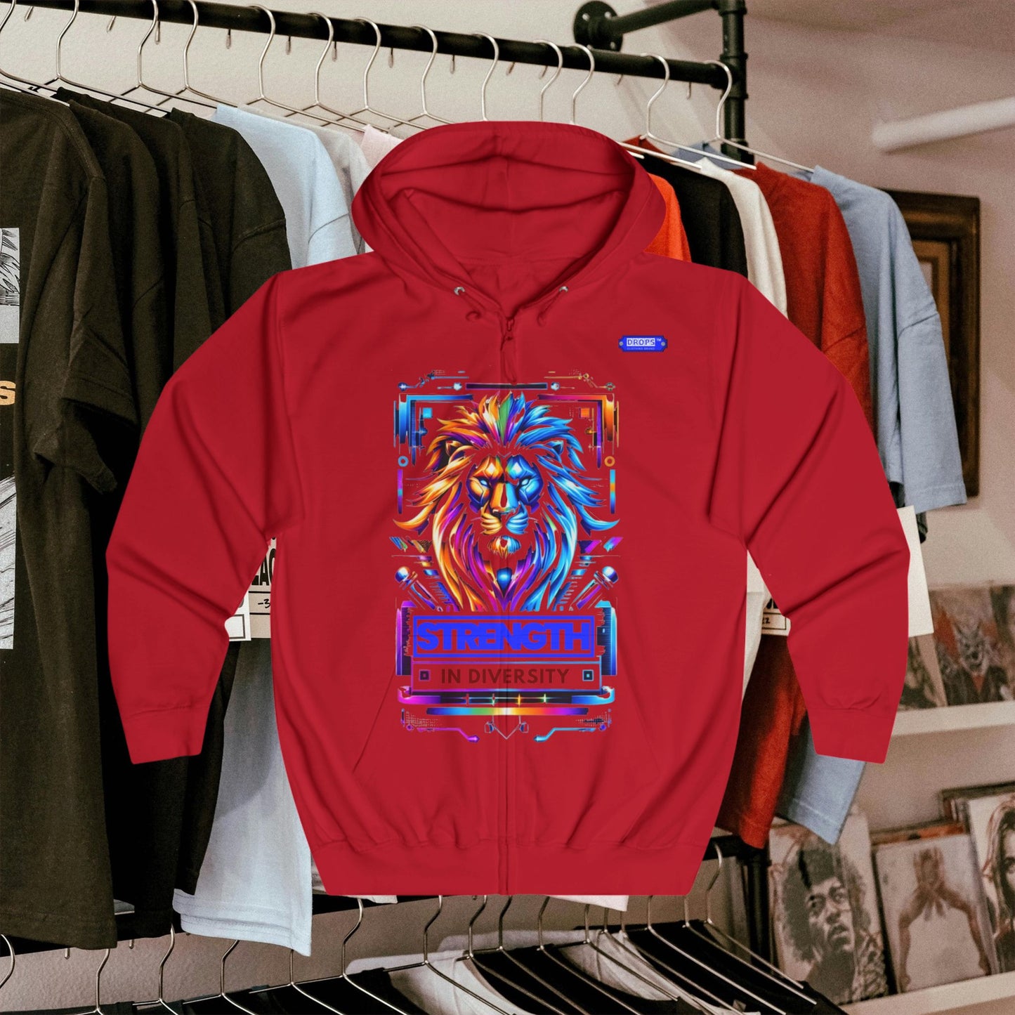 Unisex Full Zip Hoodie_ 21 June 2025_ Limited Edition Stylish Comfort by WesternWaves: