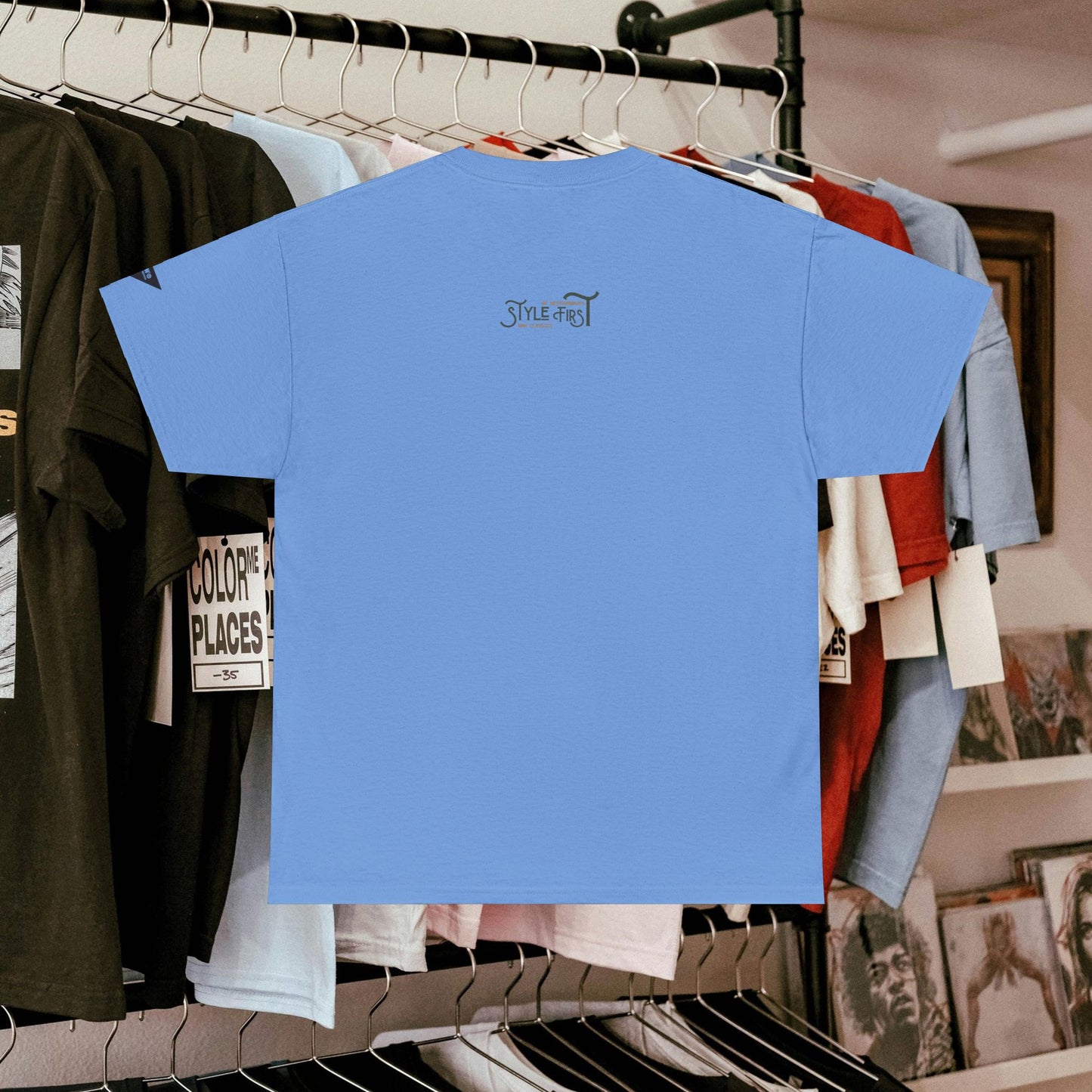 Unisex Heavy Cotton Tee_ Crafted from premium 100% cotton_ N3+ Series UHCT PT2WV004_ Limited Edition by WesternWaves: