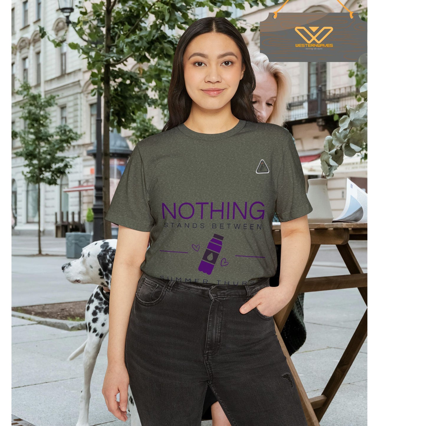 Eco-Friendly Unisex T-Shirt_ N7* Series ECOFUSTS PT2WW001_ Limited Edition Eco-Friendly T-Shirt by WesternWaves: