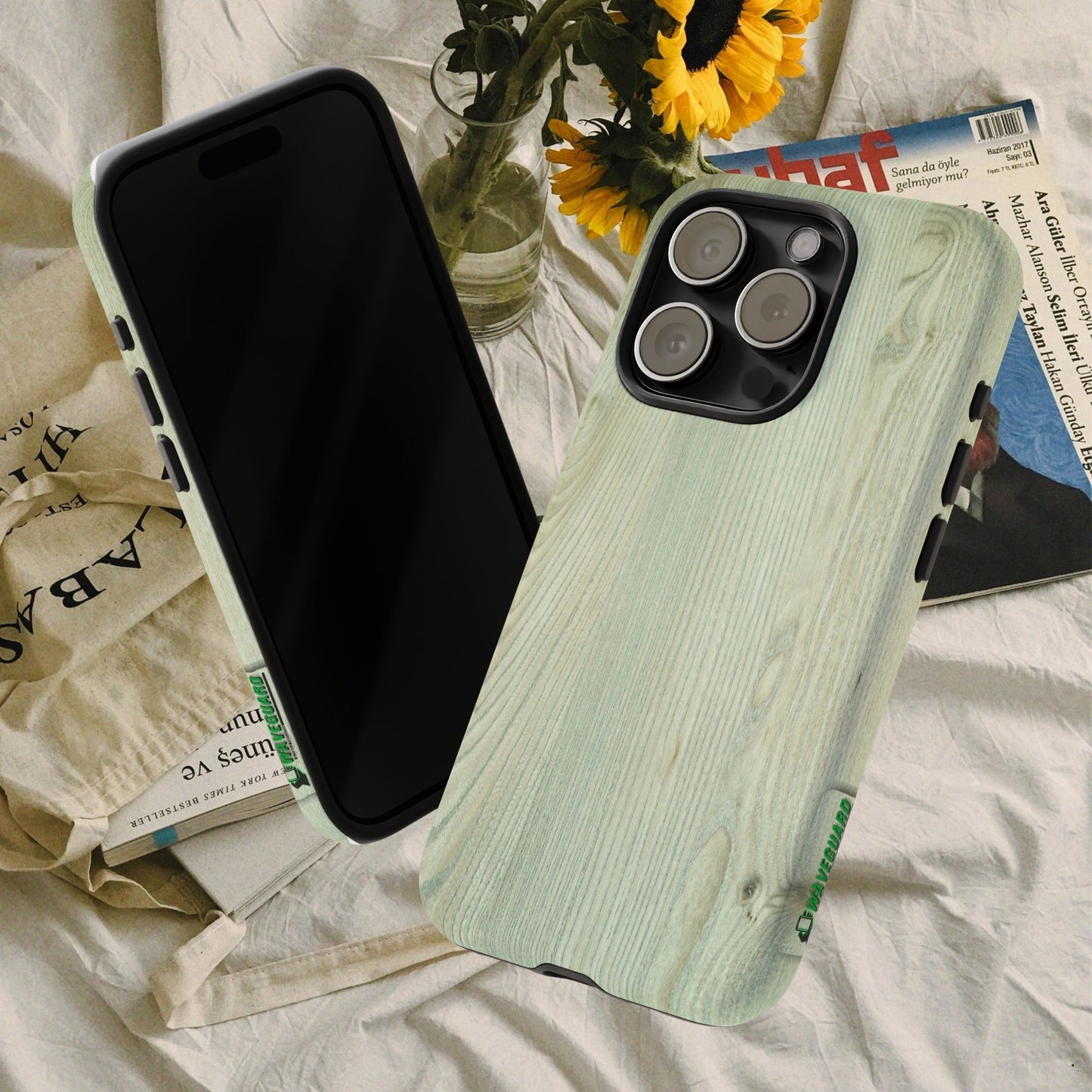 Tough Cases_ iPhone Case_ Series N8+ TCPCASE PT2WW005_ Limited Edition Wooden Grain Phone Case for iPhones by WesternWaves_