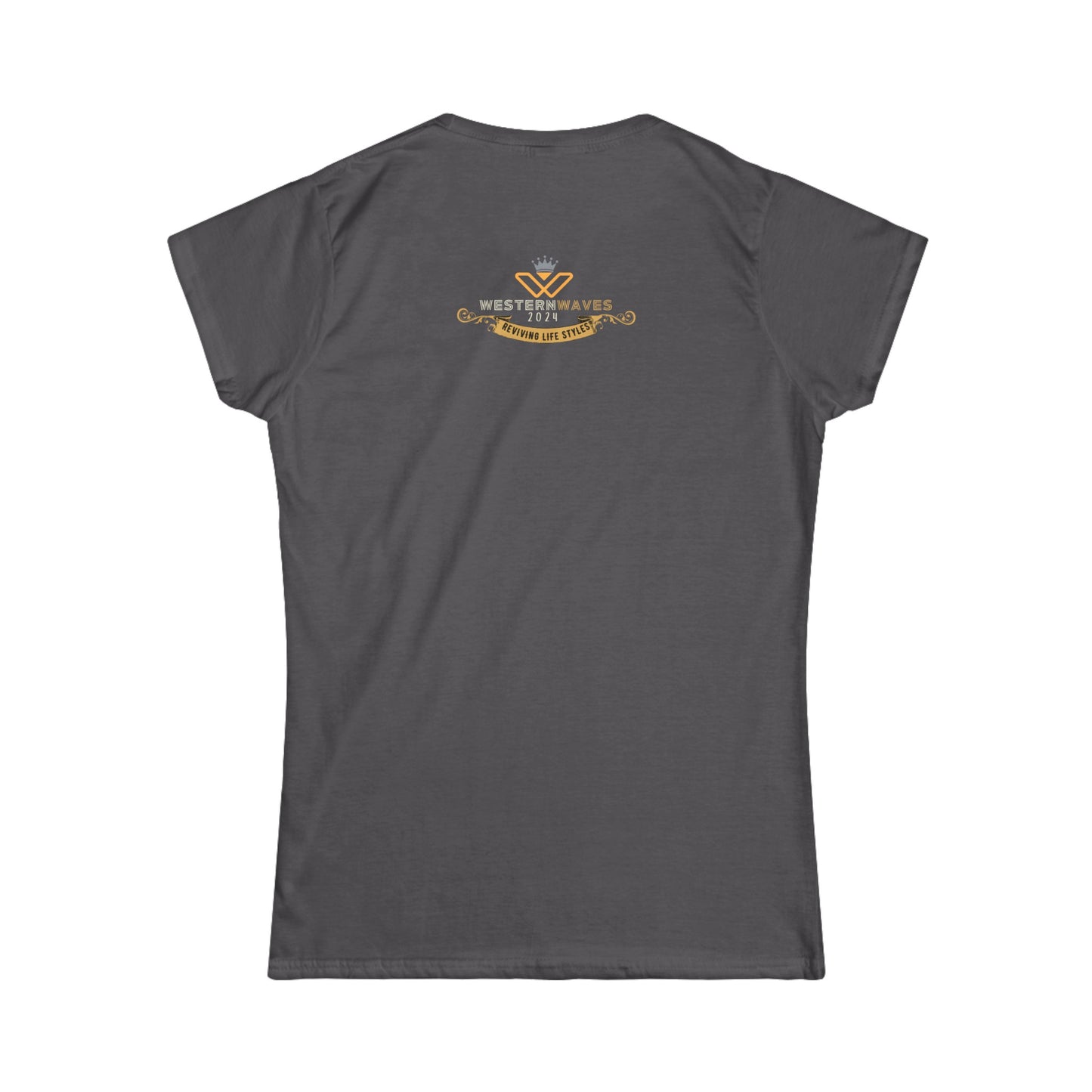Women's Softstyle Tee_ for Effortless Chic_ N+ Series WSST PT2WW004_ Limited Edition by WesternWaves: