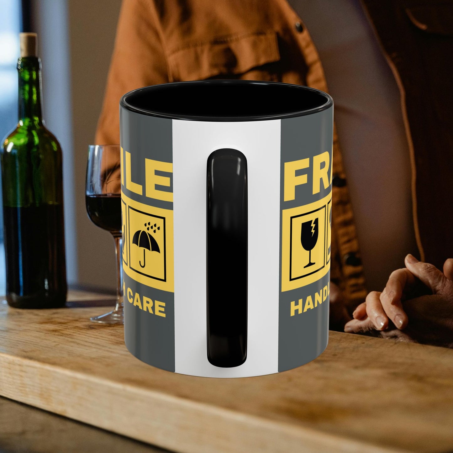 Accent Coffee Mug 11, 15oz_ N3+ Series ACM11OZ PT2WW017_ Limited Edition Perfect Blend of Style by WesternWaves: