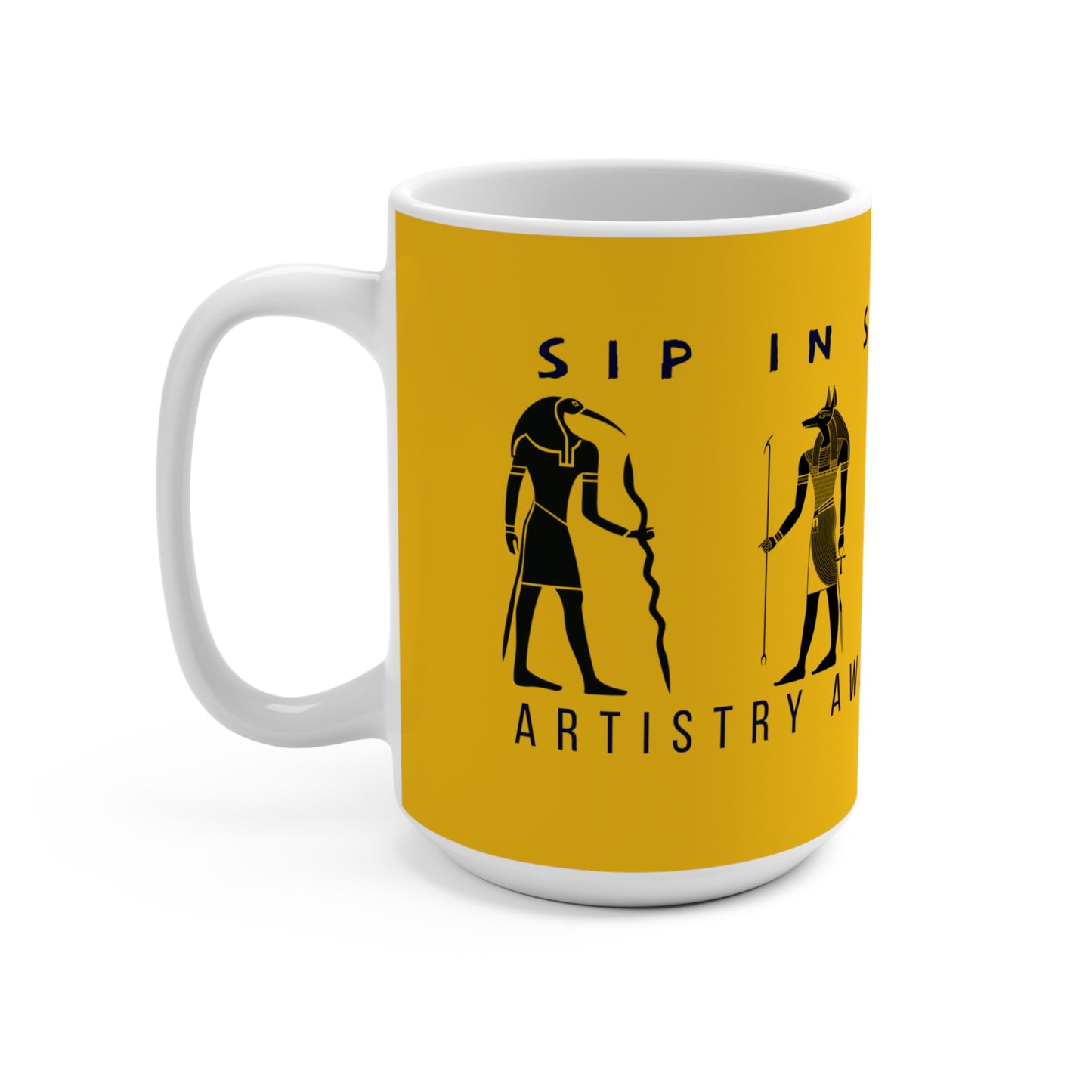 Mug 15oz _ 15 oz Ceramic Mug_ N2 Series MUG15OZ PT2WW002_ Limited Edition Combines Style With Functionality by WesternWaves: