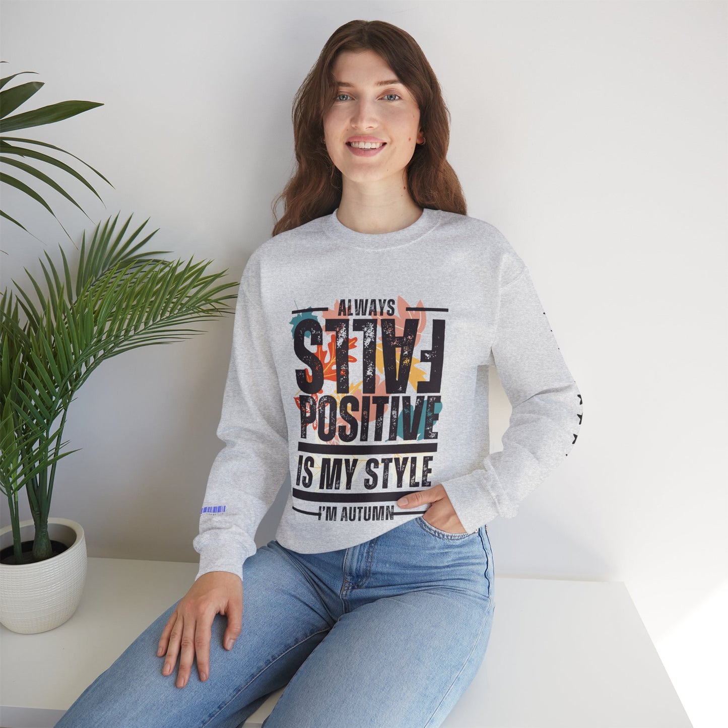 Unisex Heavy Blend™ Crewneck Sweatshirt_ N2+ Series UHBCSS PT2WW027_ Limited Edition Pure Luxury By WesternWaves:
