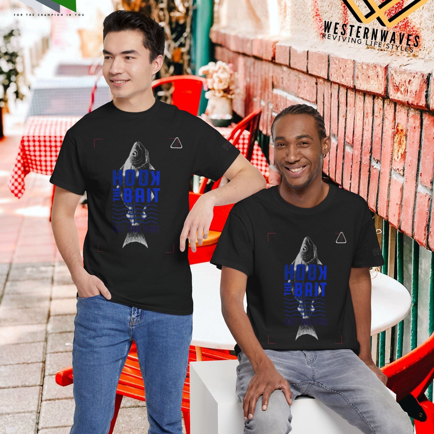 Unisex Heavy Cotton Tee_ Crafted from premium 100% cotton_ N2 Series UHCT PT2WW001_ Limited Edition Comfort & Durability by WesternWaves: