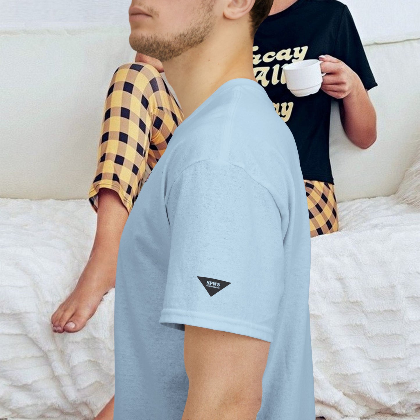 Unisex Heavy Cotton Tee_ 20 July 2025_ Limited Edition Unique Summer Wear_ by WesternWaves: