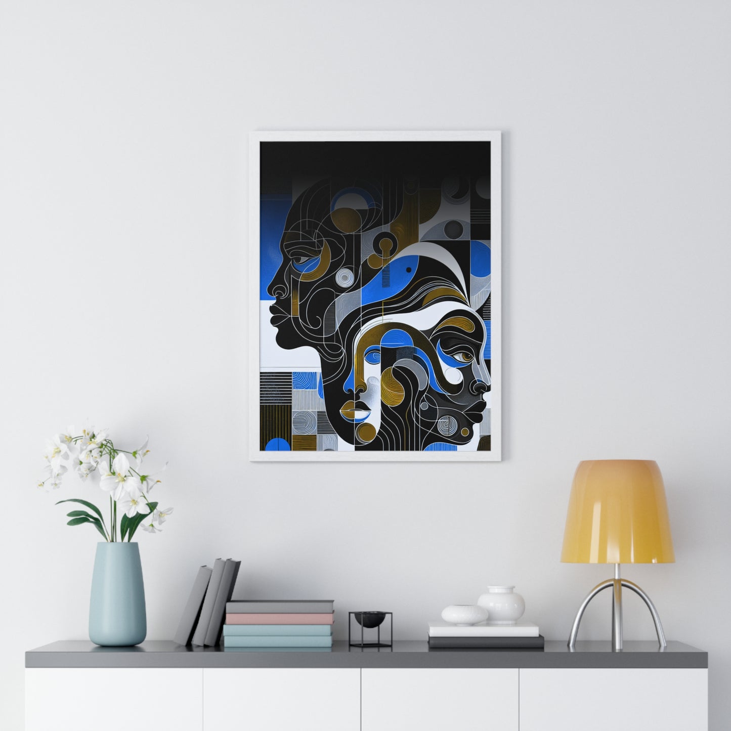 Vertical Framed Poster_ Series N8 VFP PT2WW001_ Limited Edition Home Deco by WesternWaves: