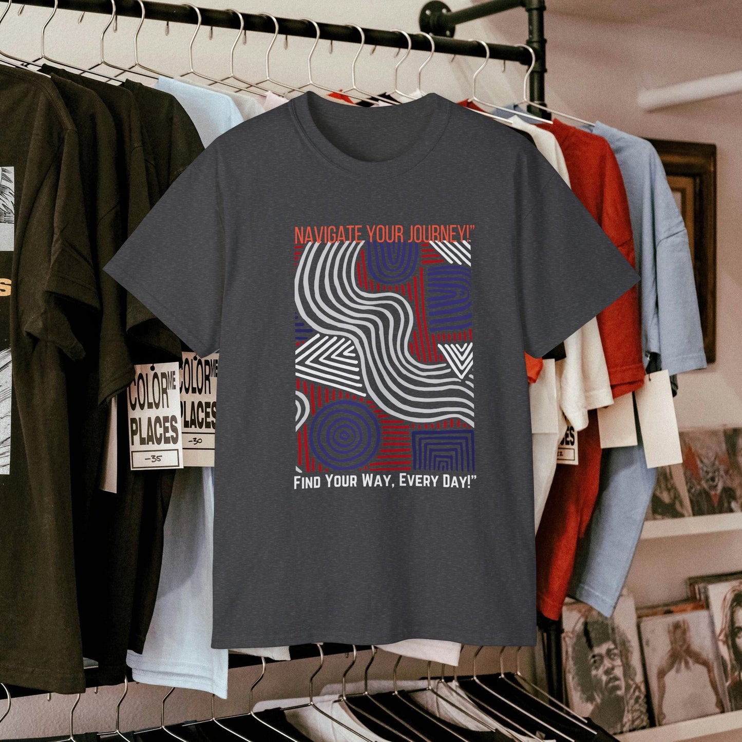 Unisex Ultra Cotton Tee_ Classic Comfort Unleashed_ N2+ Series USUCTEE PT2WW005_ Limited Edition Maximum Comfort & Style by WesternWaves: