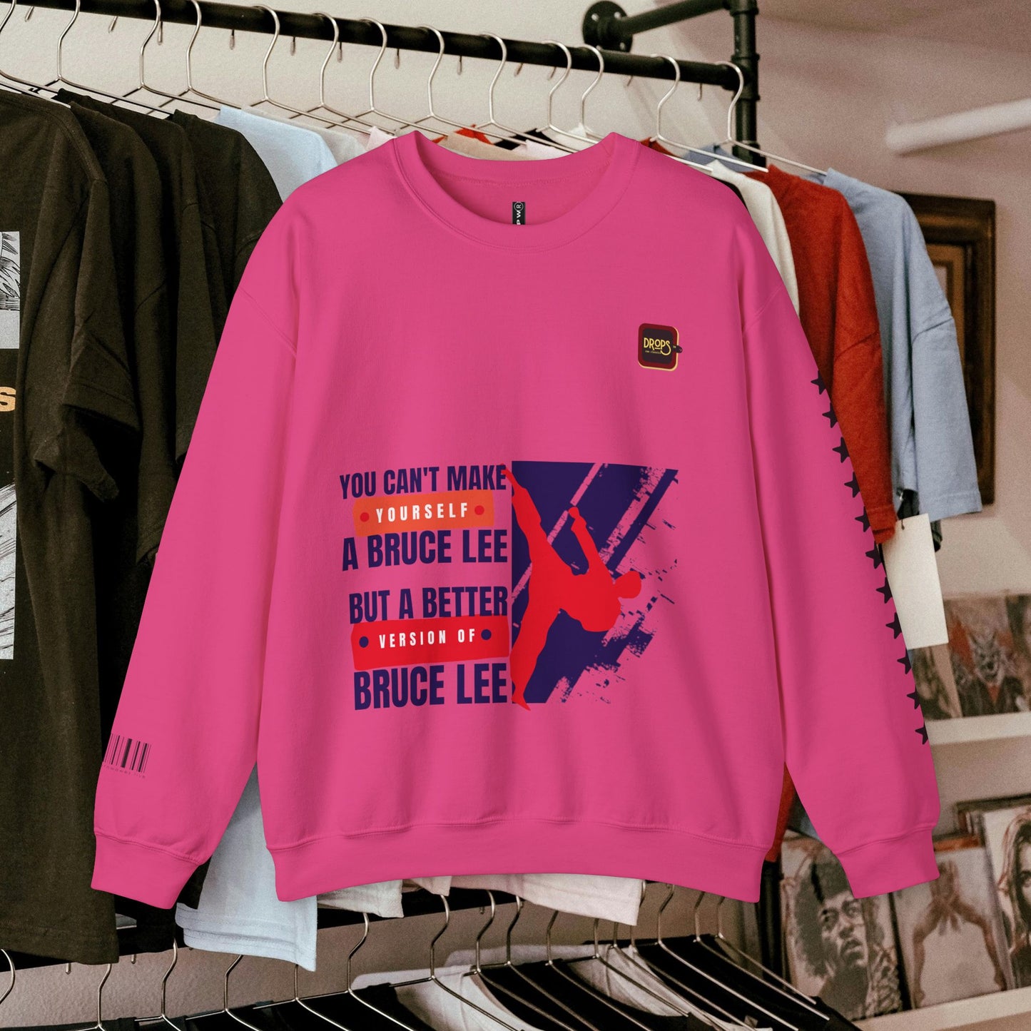 Unisex Heavy Blend™ Crewneck Sweatshirt_ N2 Sports Series UHBCSS PT2WW010_ Limited Edition ‘Zeztz’ Brand Sports Elements by WesternWaves: