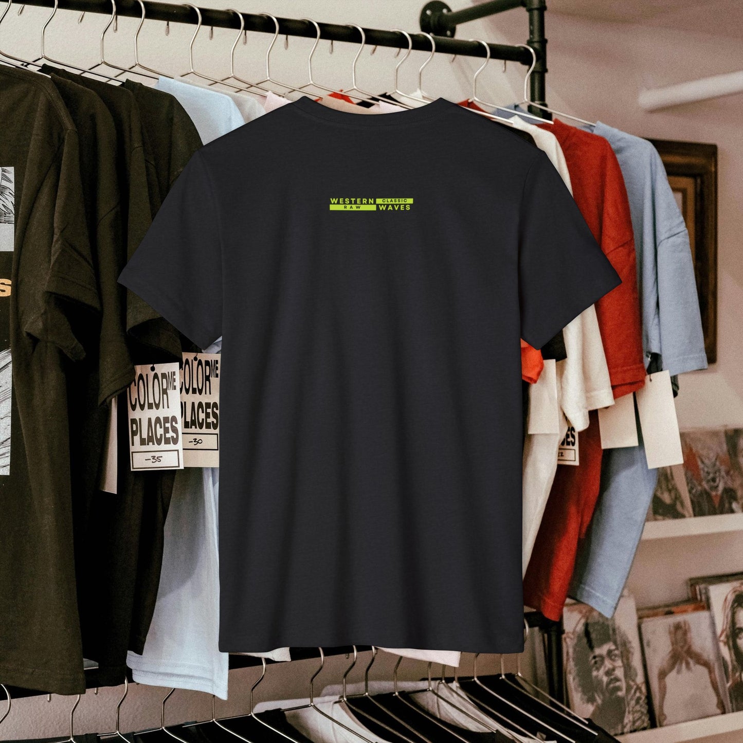 Eco-Friendly Unisex T-Shirt_ N7* Series ECOFUSTS PT2WW001_ Limited Edition Eco-Friendly T-Shirt by WesternWaves: