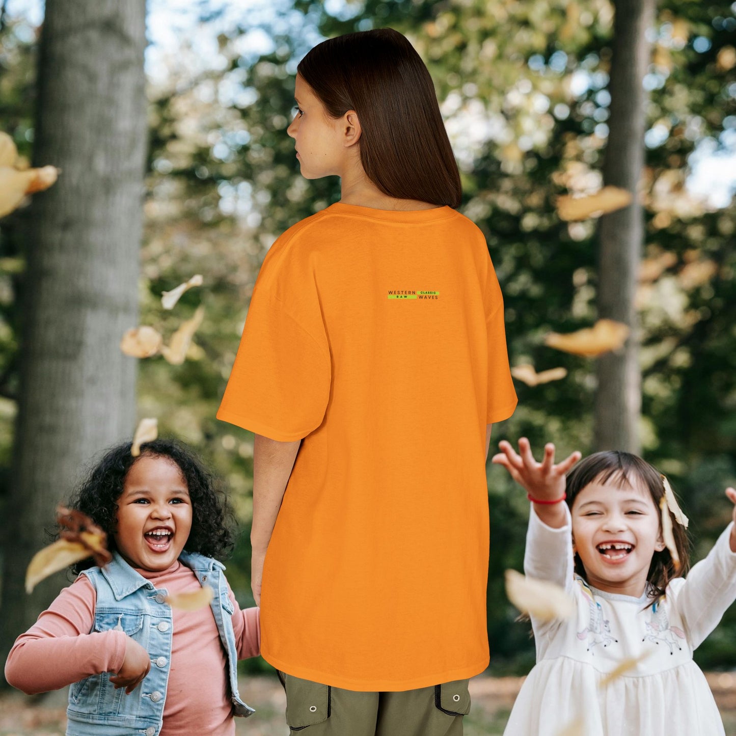 Kids Heavy Cotton™ Tee_ N3+ Series KHCT PT2WW004_ Limited Edition Durable Comfort for Every Adventure by WesternWaves: