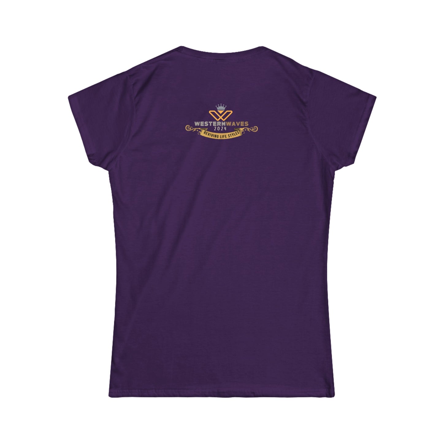 Women's Softstyle Tee_ for Effortless Chic_ N+ Series WSST PT2WW004_ Limited Edition by WesternWaves: