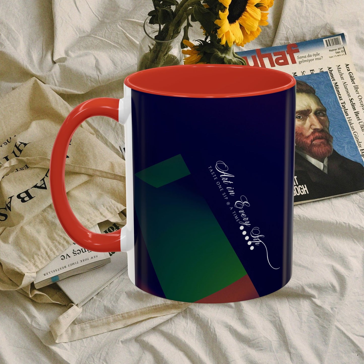 Accent Coffee Mug 11, 15oz_ N3+ Series ACM11OZ PT2WW018_ Limited Edition Perfect Blend of Style by WesternWaves:
